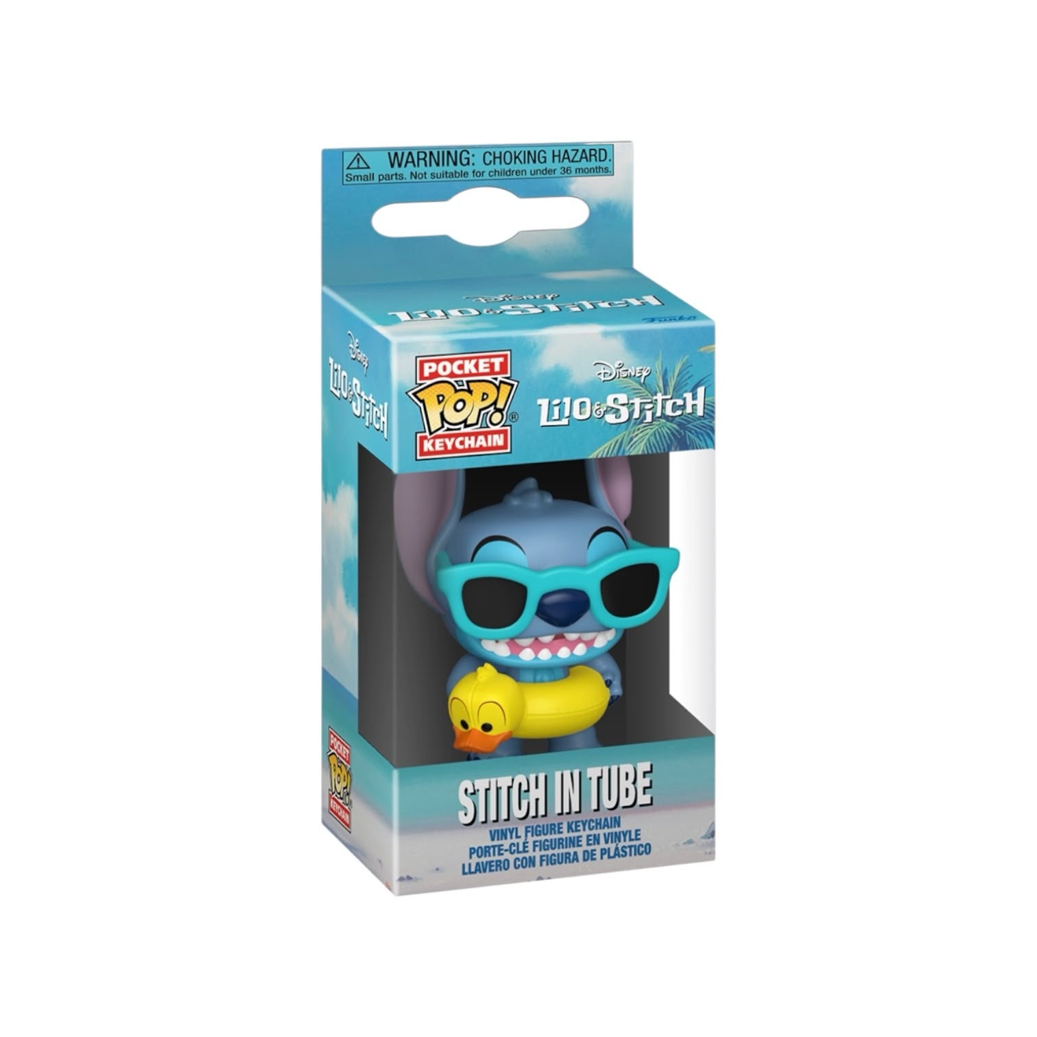 Stitch in Tube Funko Pop Keychain - Lilo and Stitch