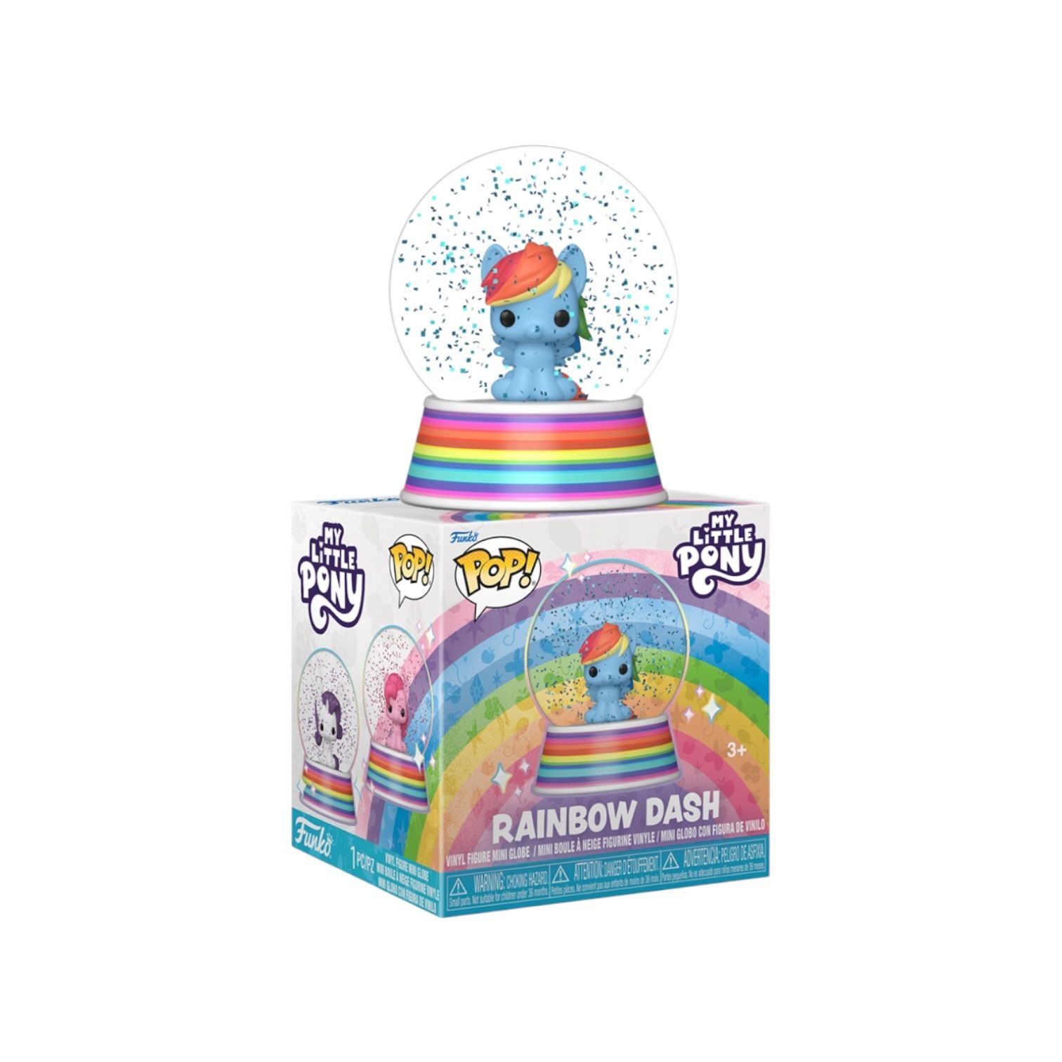 Rainbow Dash Mini Glitter Globe - My Little Pony
