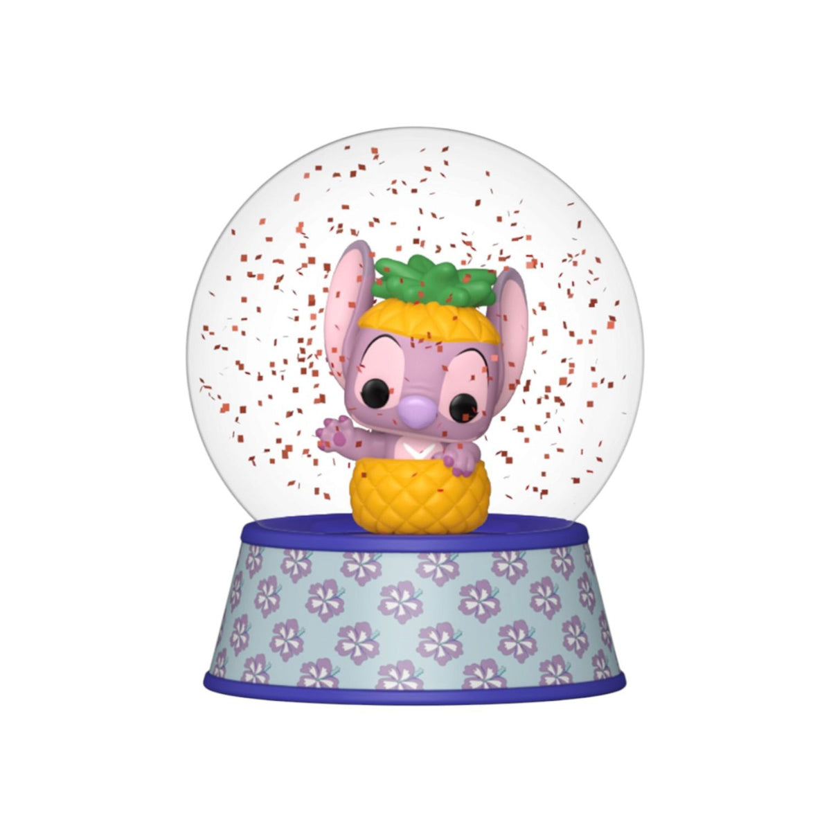 Angel in Pineapple Mini Glitter Globe - Lilo & Stitch