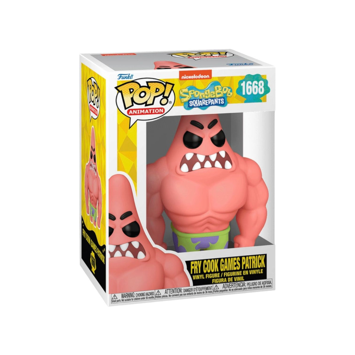 Fry Cook Games Patrick #1668 Funko Pop! - Spongebob Squarepants