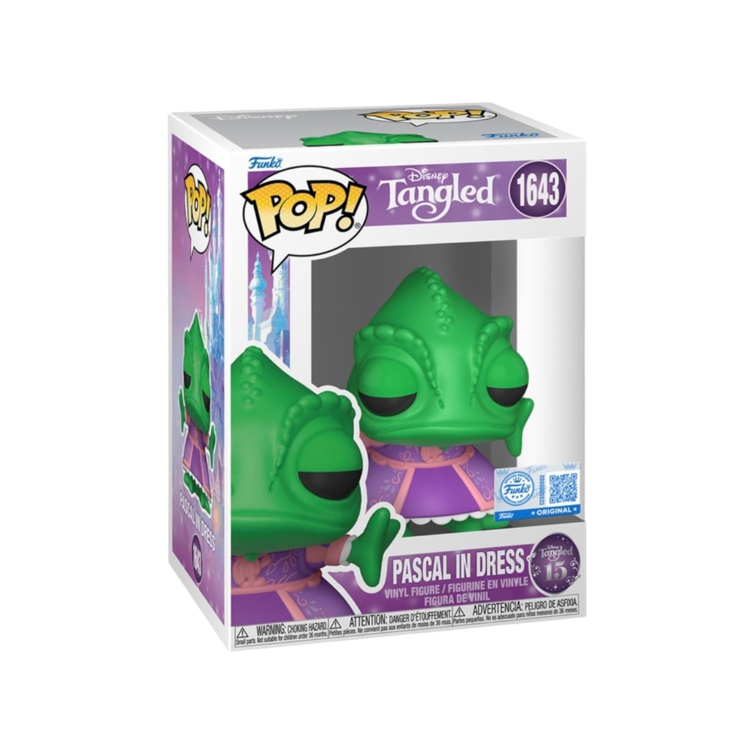 Pascal in Dress #1643 Funko Pop! - Tangled - Funko Exclusive Box