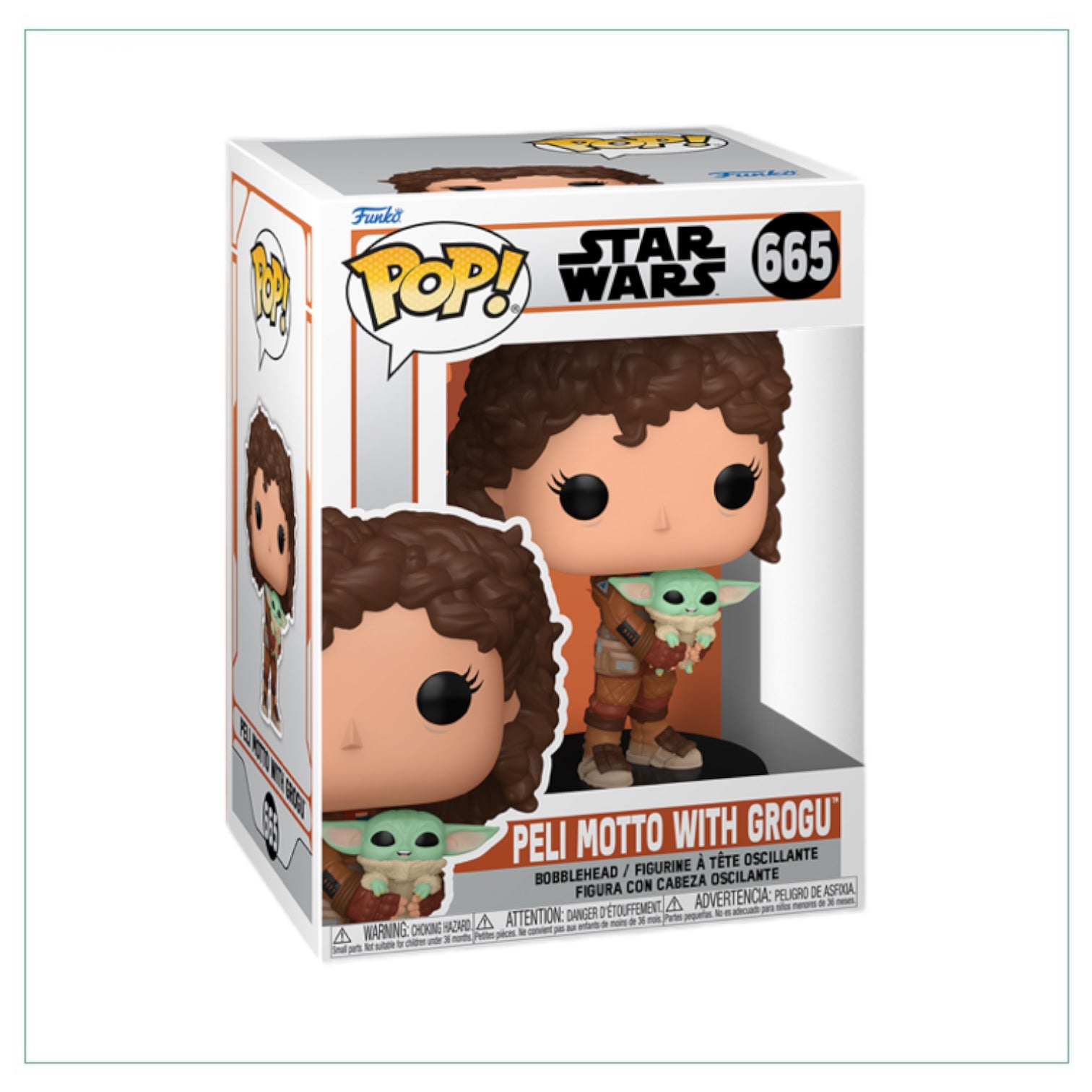 Peli Motto W/ Grogu #665 Funko Pop! The Mandalorian
