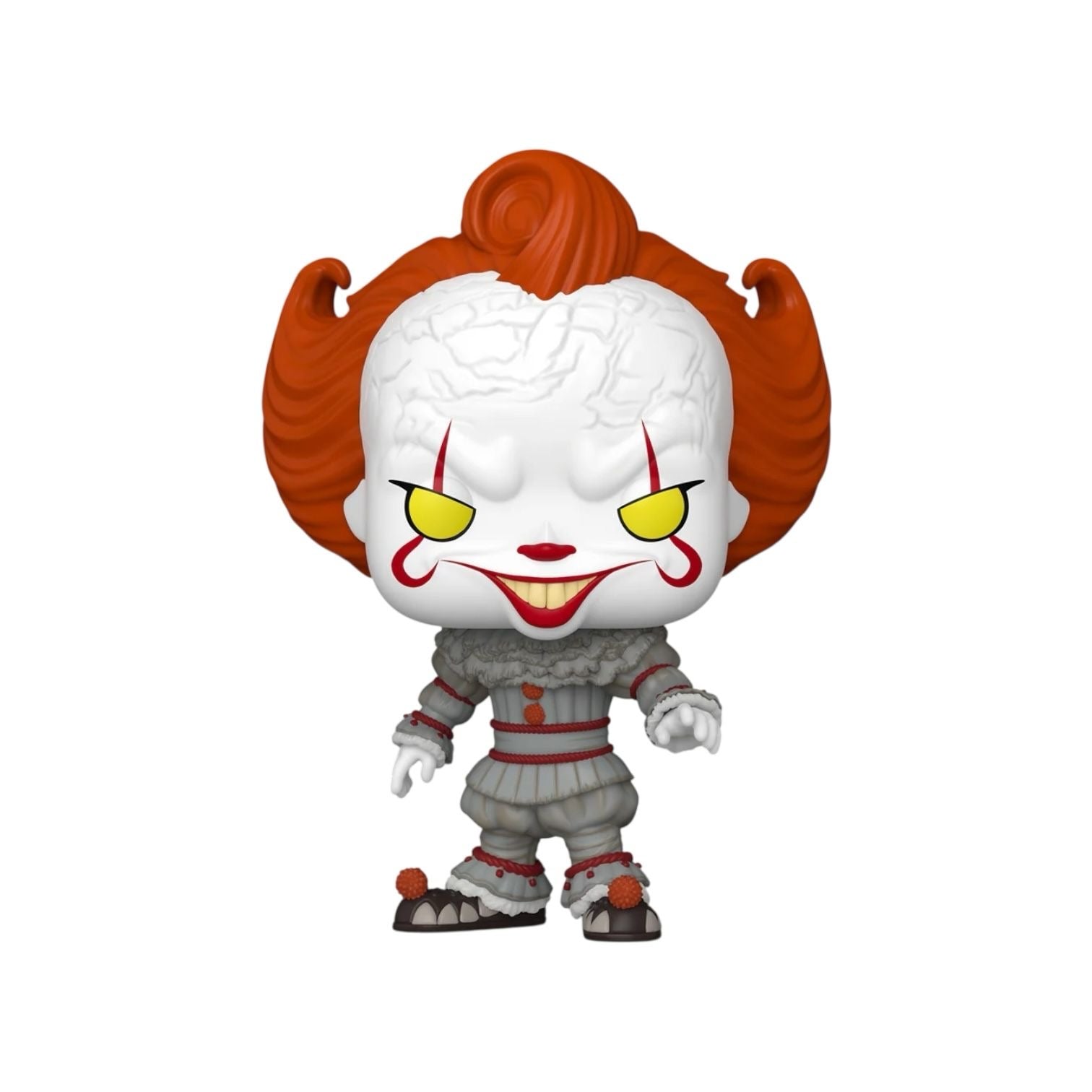 Funko Pop! vinyl figure of a character with red hair and white face on a white background