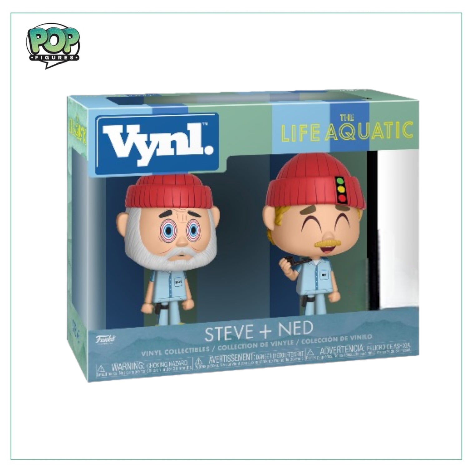 Steve & Ned #2 Pack Funko Vynl. - The Life Aquatic - 2018 ECCC LE2500pcs