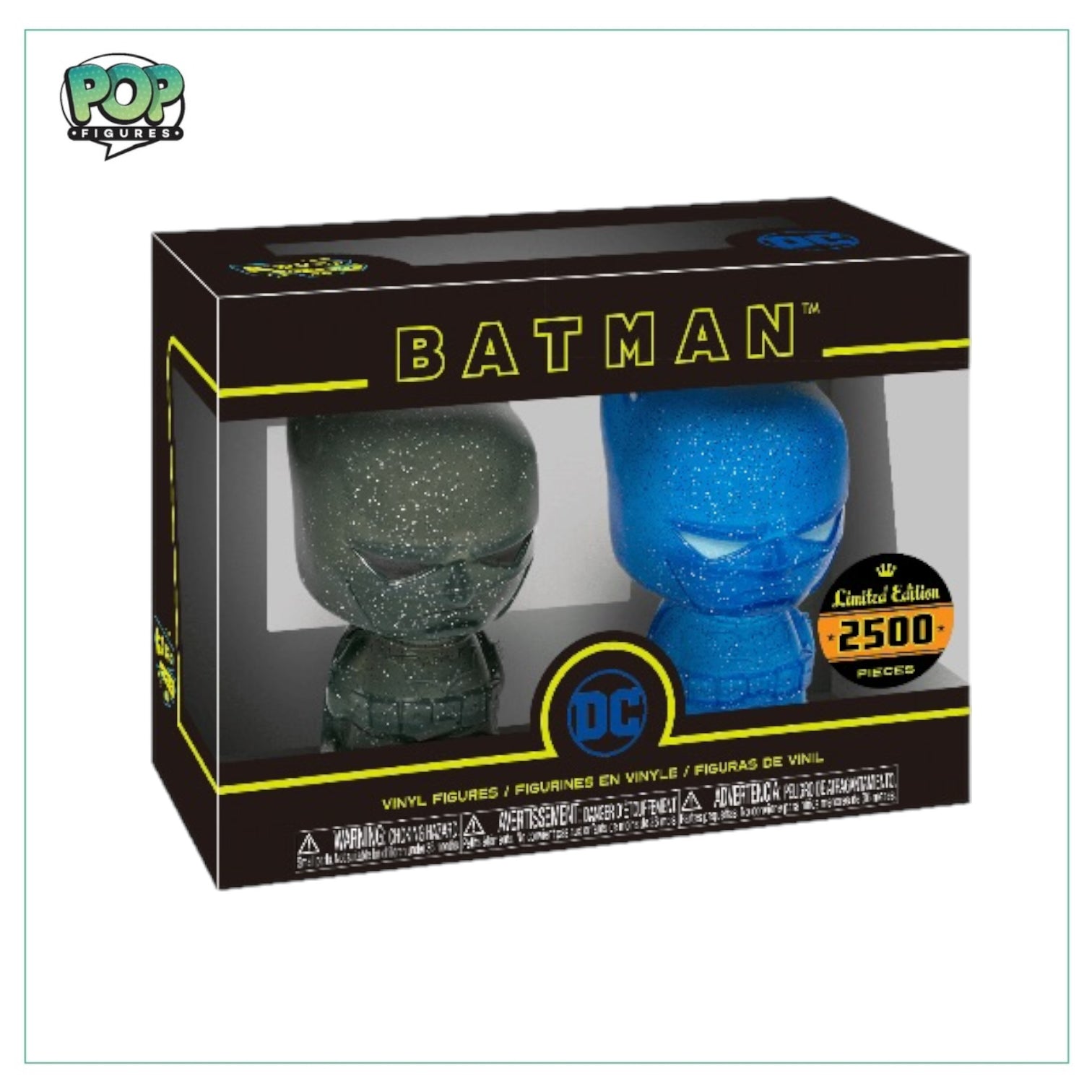 Batman Funko Hikari 2 Pack! - DC - Black and Blue - LE2500pcs