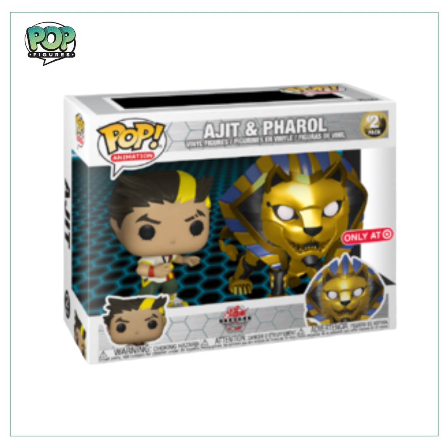 Ajit & Pharol 2 Pack Funko Pop! - Bakugan - Target Exclusive