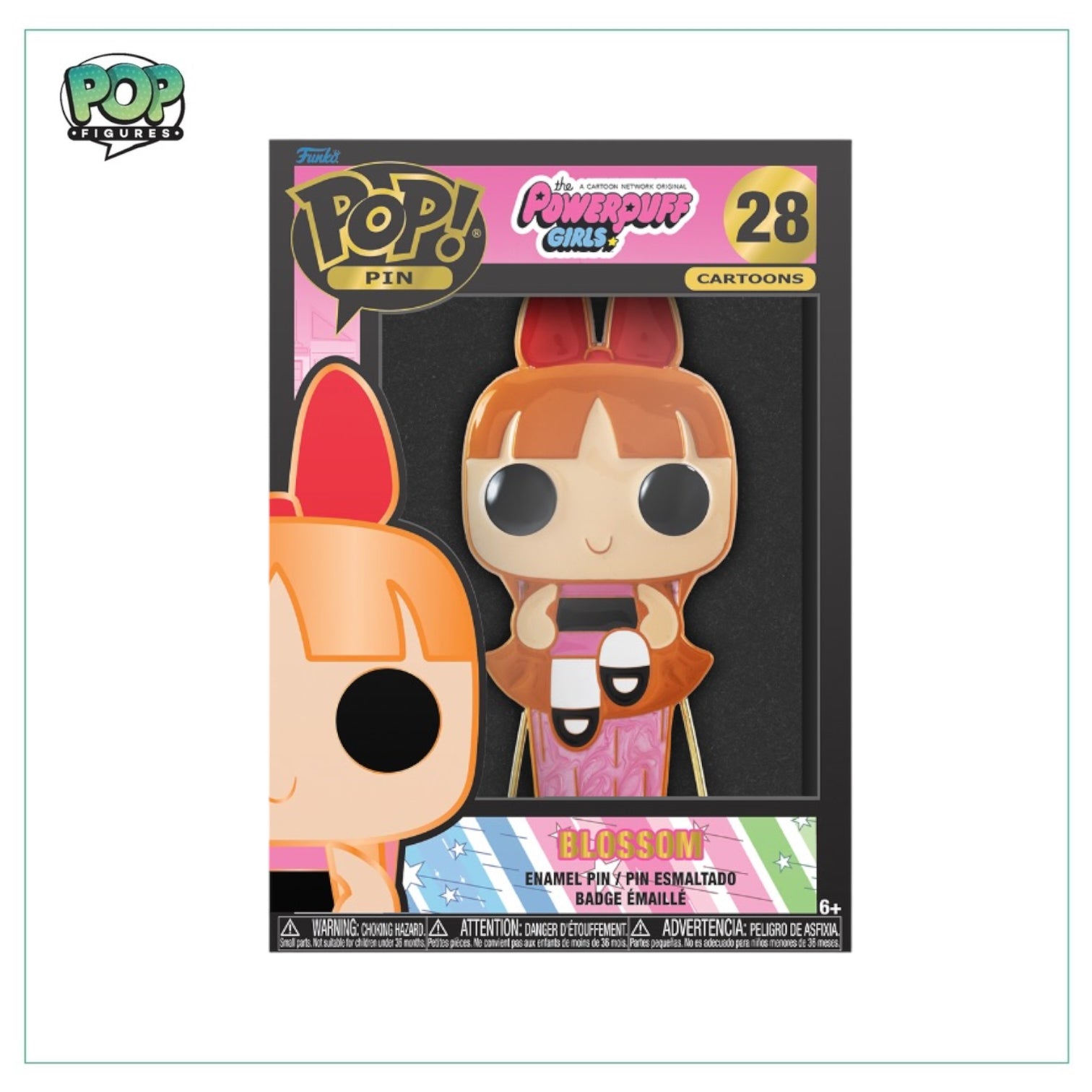 Blossom #28 Funko Pop Pin! - Powerpuff Girls