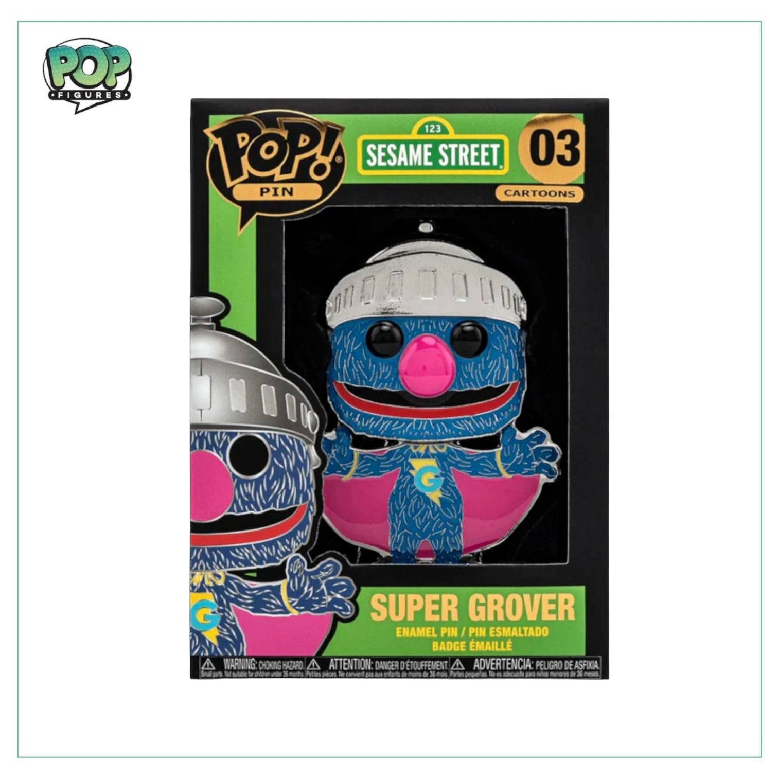 Super Groover #03 Funko Enamel Pop! Pin - Sesame Street