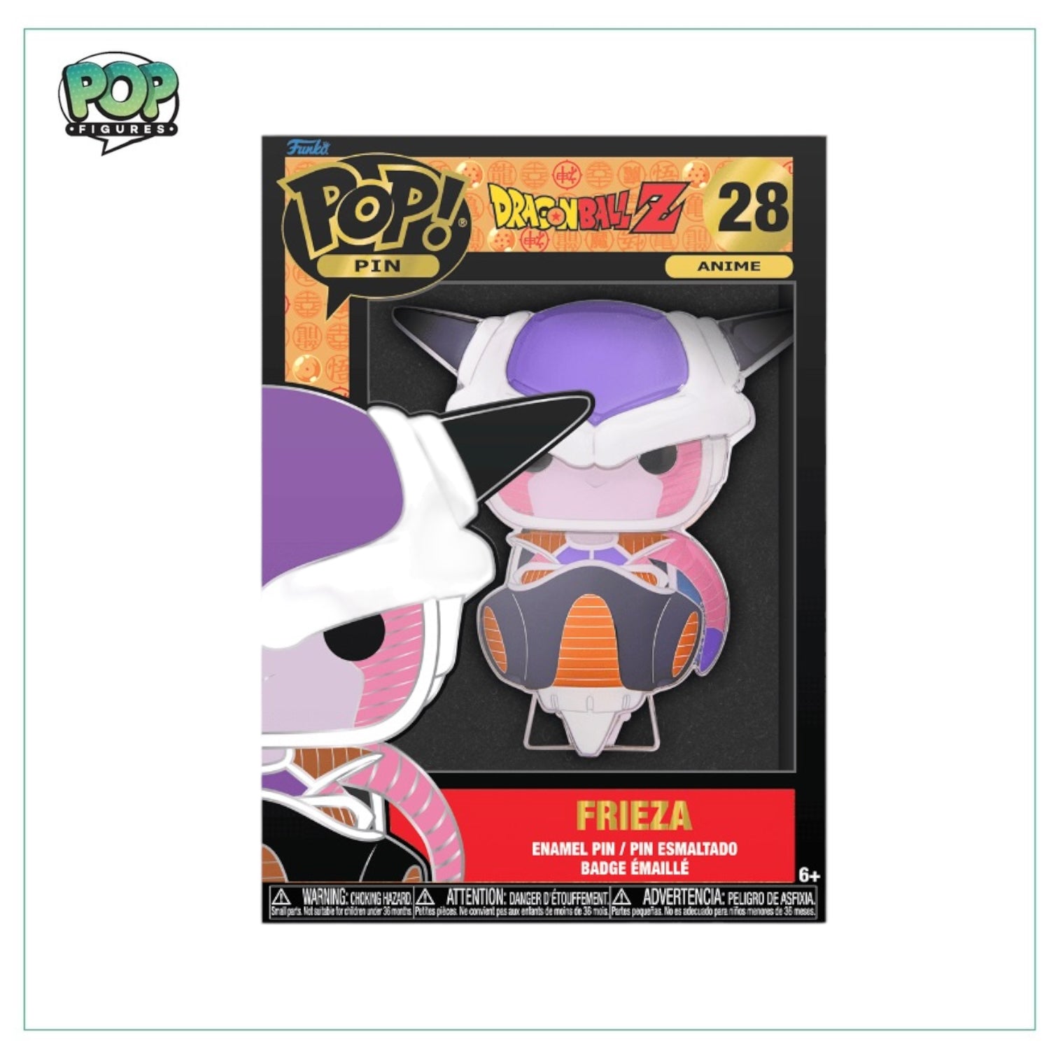 Frieza #28 Funko Enamel Pop Pin! - Dragon Ball Z