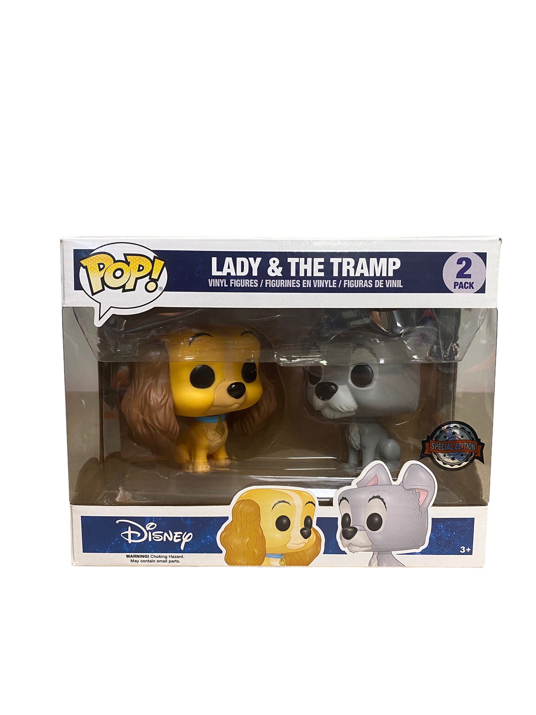 Lady & The Tramp 2 Pack Funko Pop! - Disney - Special Edition - Condition 7.5/10