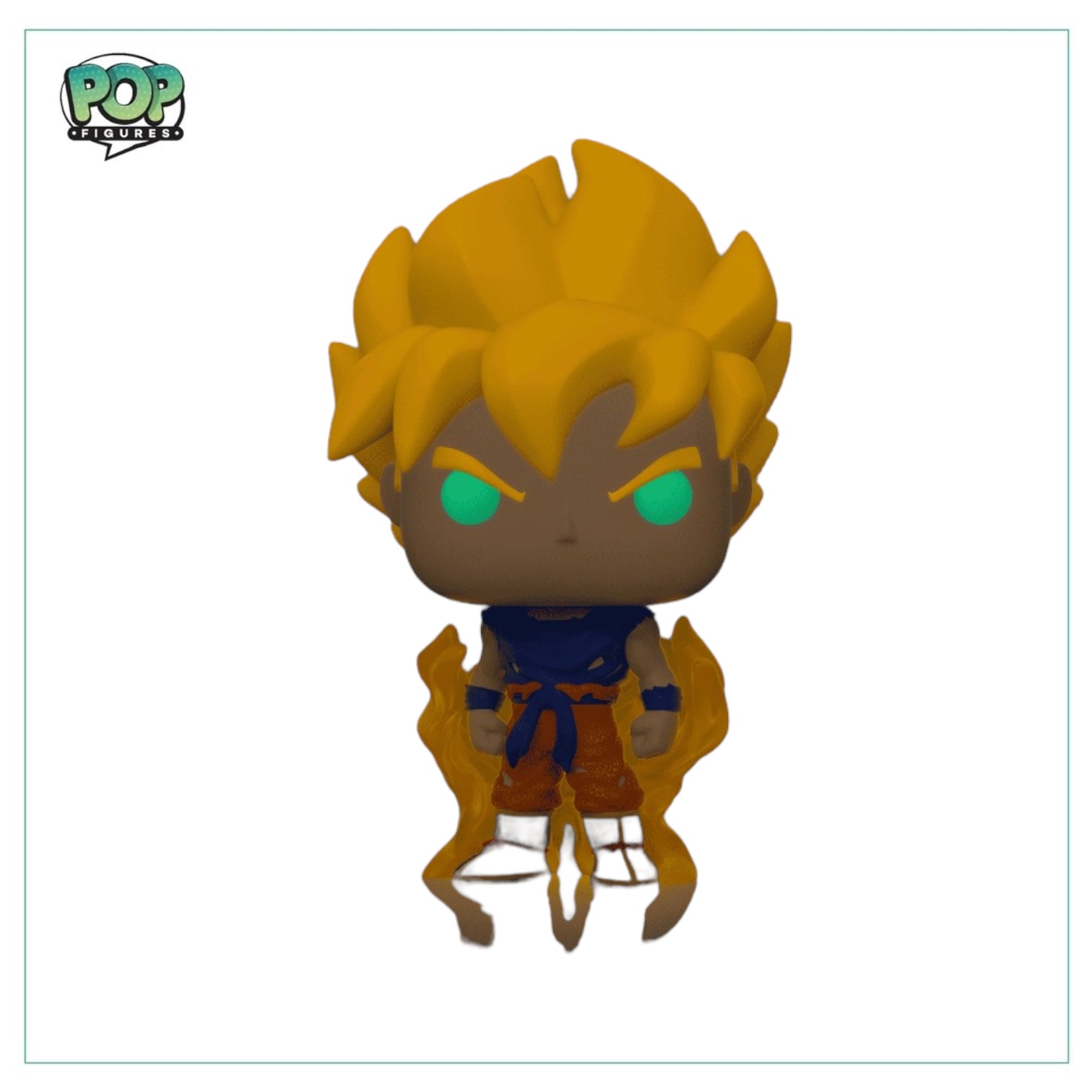 Super Saiyan Goku (First Appearance #860 (Glows in the dark) Funko Pop! - Dragon Ball Z - Only at Go! - Condition 9/10