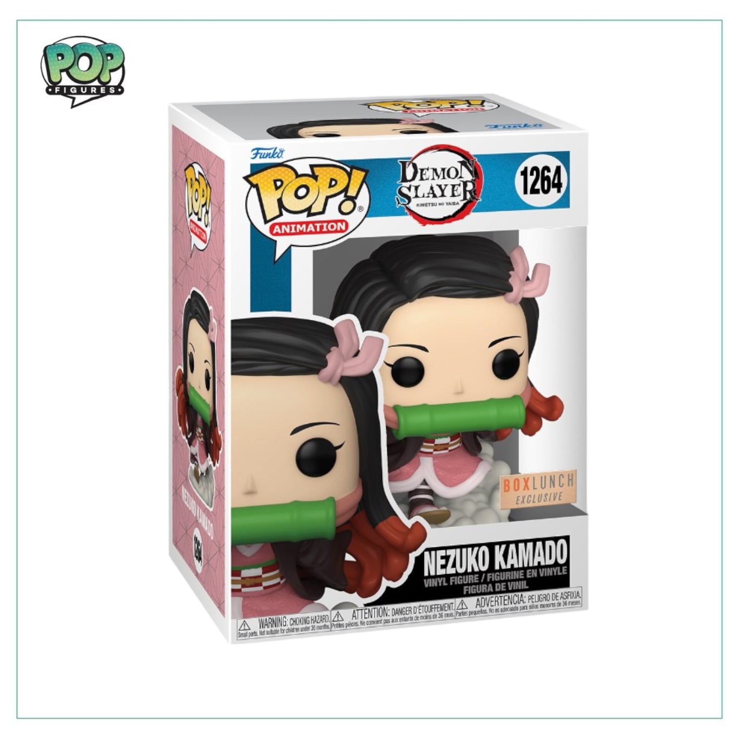Nezuko Kamado #1264 Funko Pop! - Demon Slayer - Boxlunch Exclusive