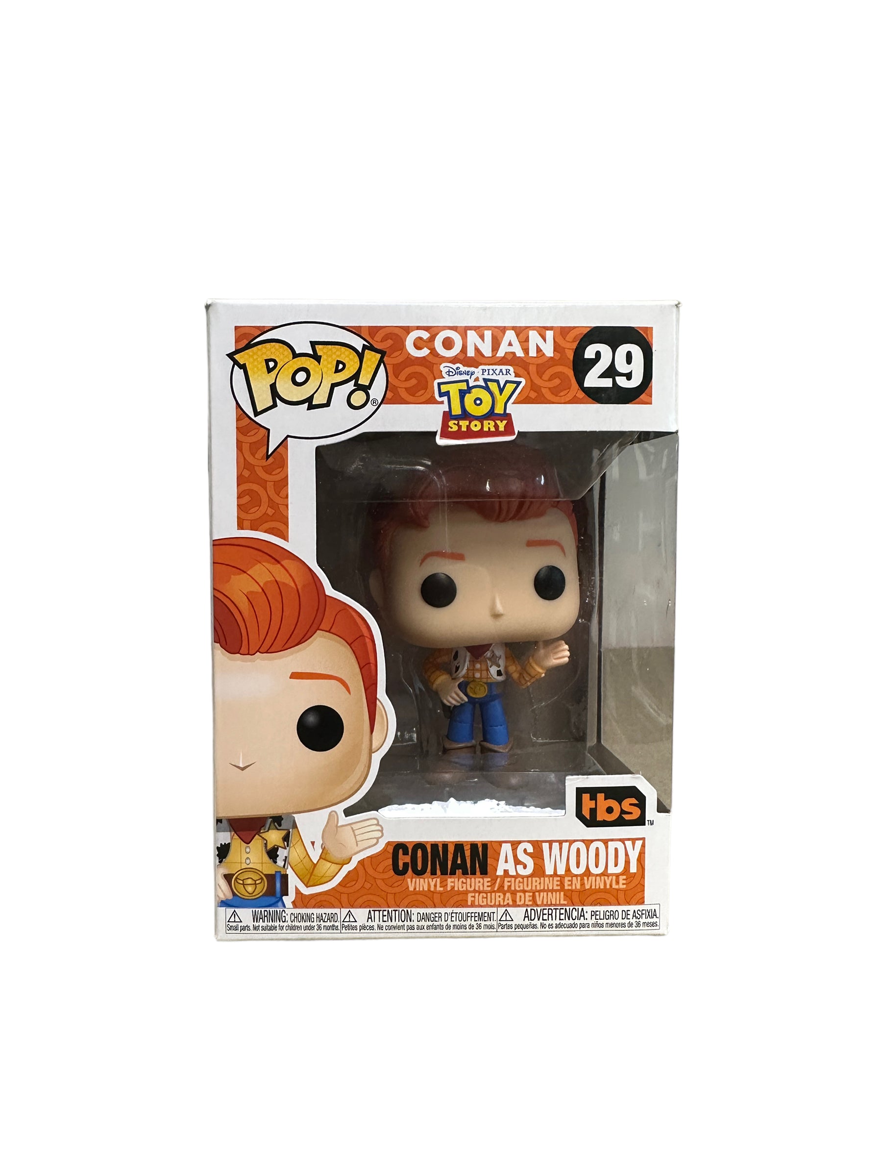 Conan as Woody #29 Funko Pop! - Conan x Toy Story - 2019 Pop! - SDCC 2019 Exclusive - Condition 8/10