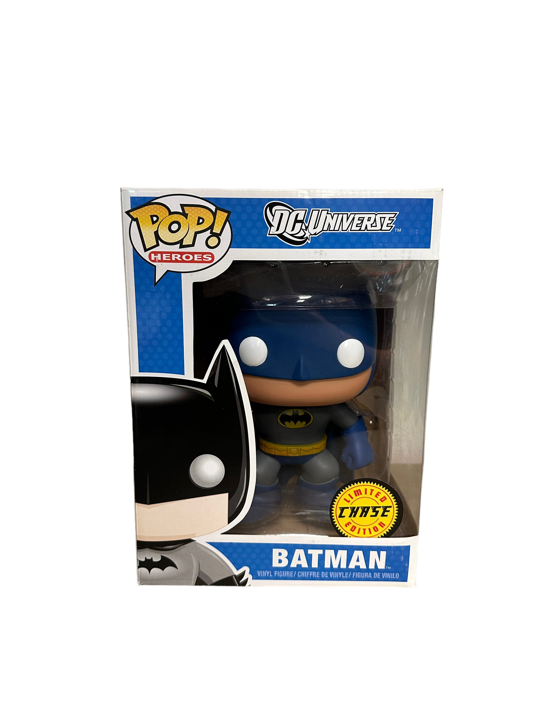 Batman (Blue Chase) 9" Funko Pop! - DC Universe - 2012 Pop! - Condition 8/10