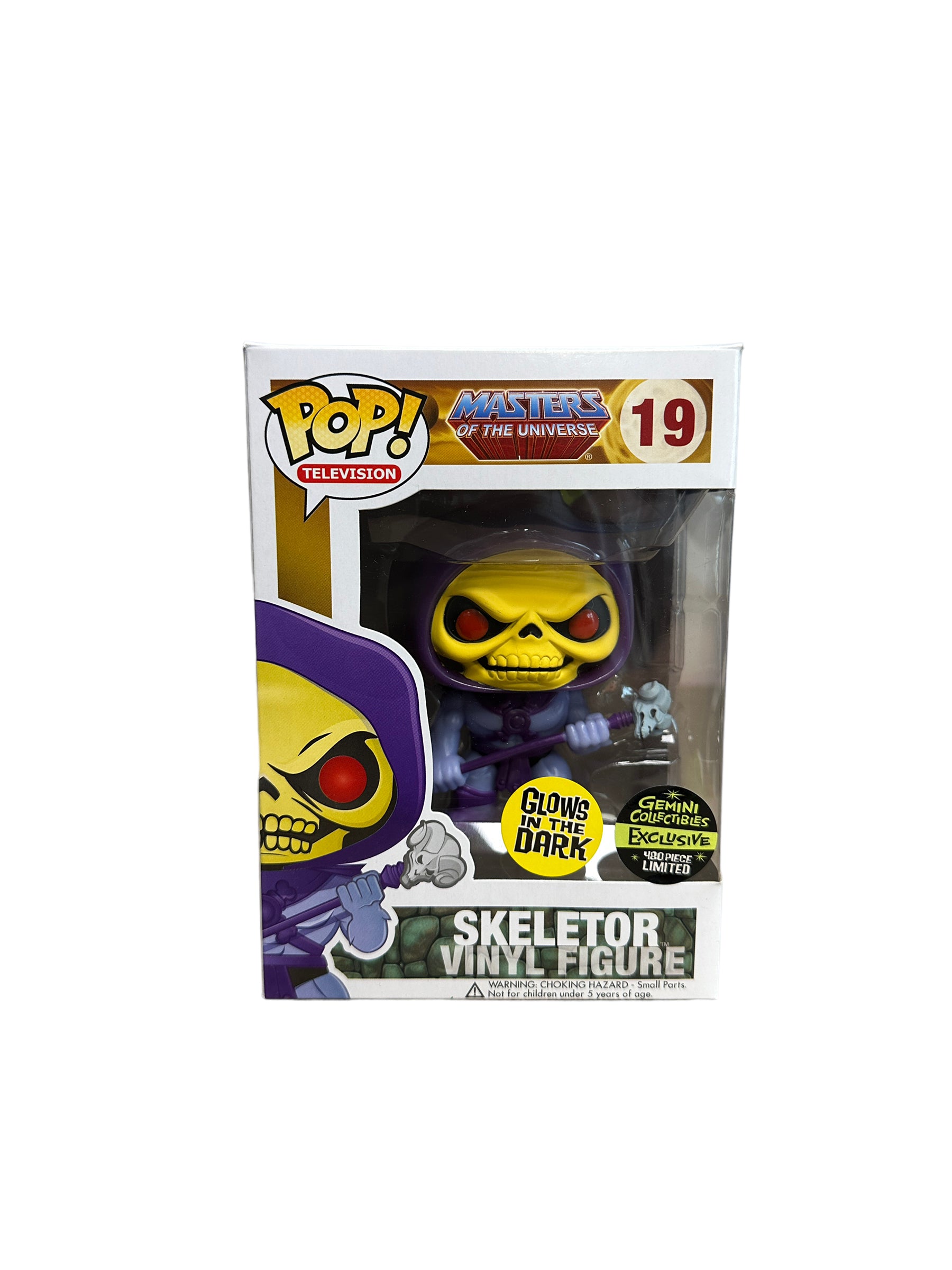 Skeletor #19 (Glows in the Dark) Funko Pop! - Masters of the Universe - Gemini Collectibles Exclusive LE480 Pcs - Condition 8.75/10