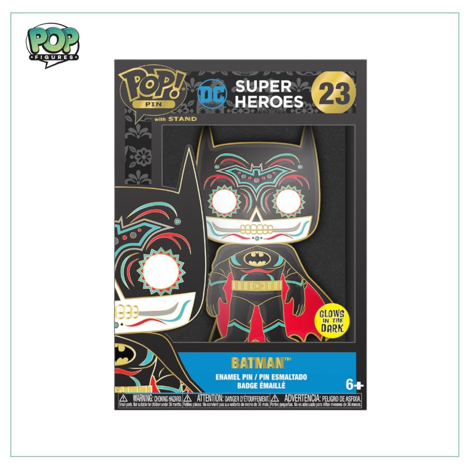 Batman #23 Enamel Pop! Pin - DC Super Heroes - Glow in the Dark