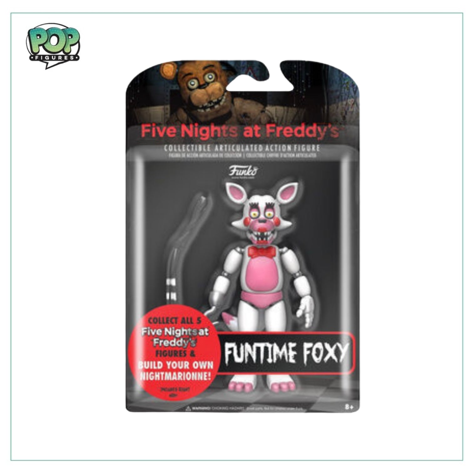 Funtime Foxy Funko Action Figure Nightmarionne