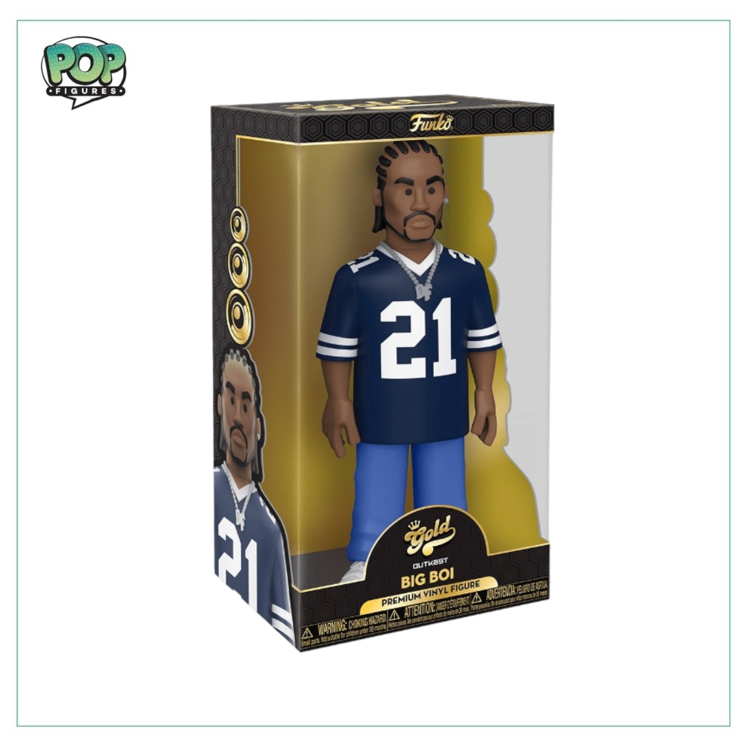 Big Boi - Outkast - 12" Funko Gold Vinyl!