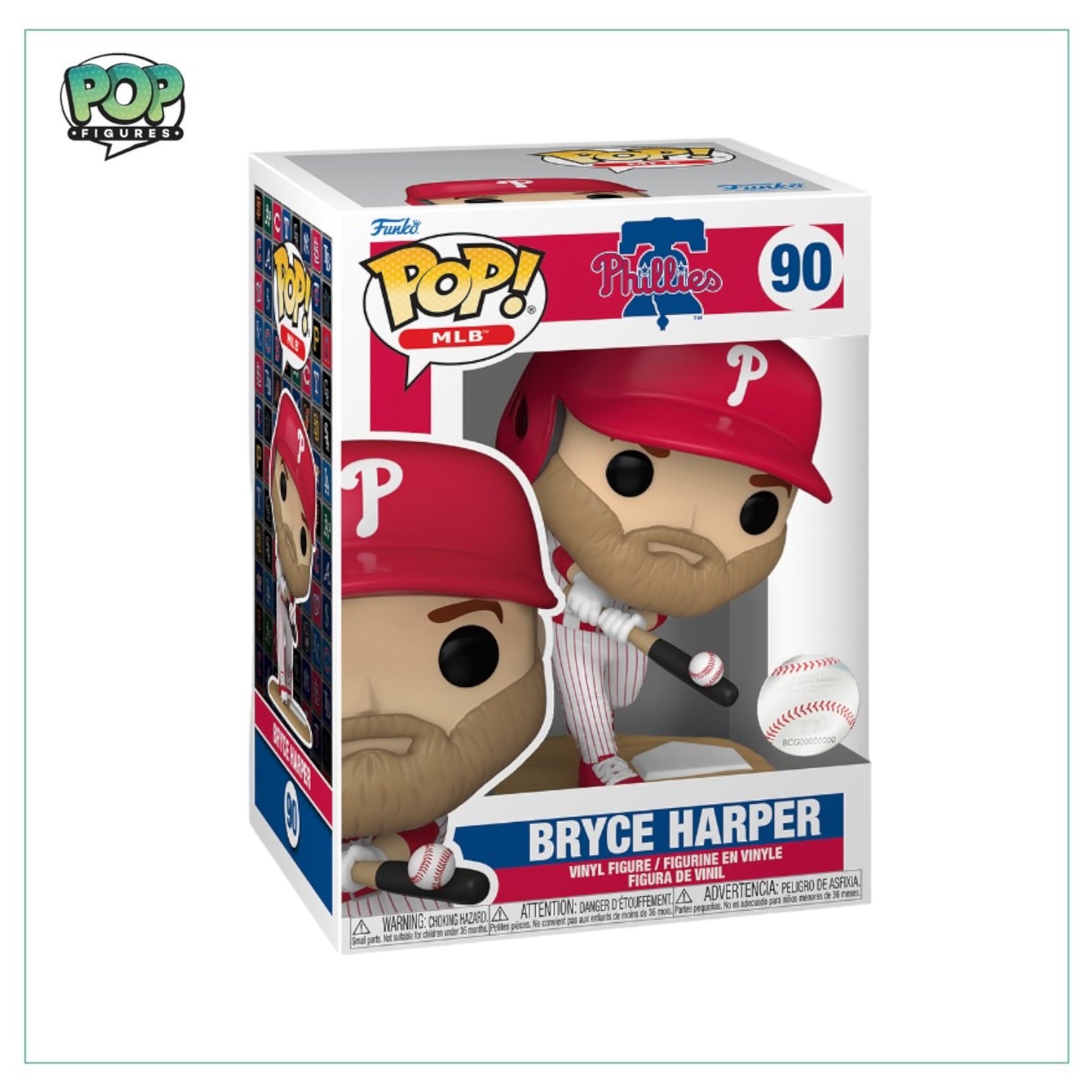 Bryce Harper #90 Funko Pop! - Philadelphia Phillies
