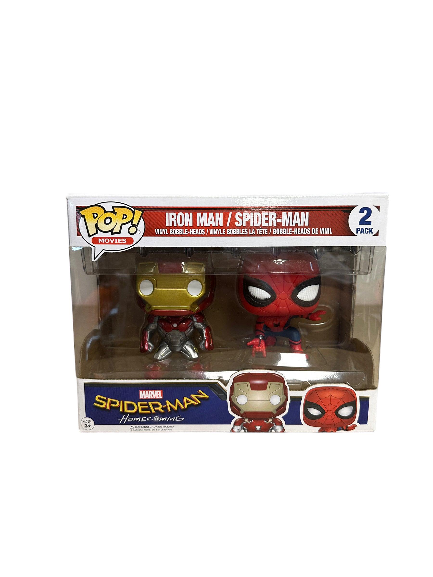Iron Man / Spider-Man 2 Pack Funko Pop! - Spider-Man Homecoming - Condition 9/10
