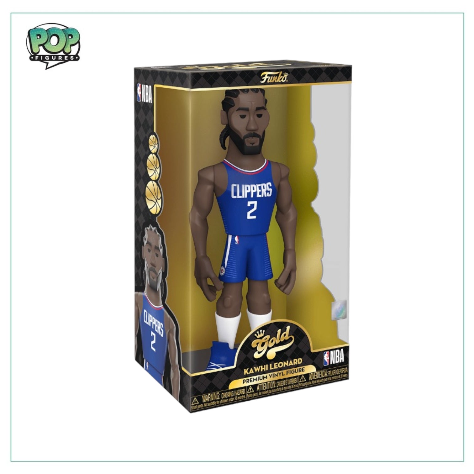 Kawhi Leonard 12"  Funko Gold Vinyl! - NBA - Chance of Chase