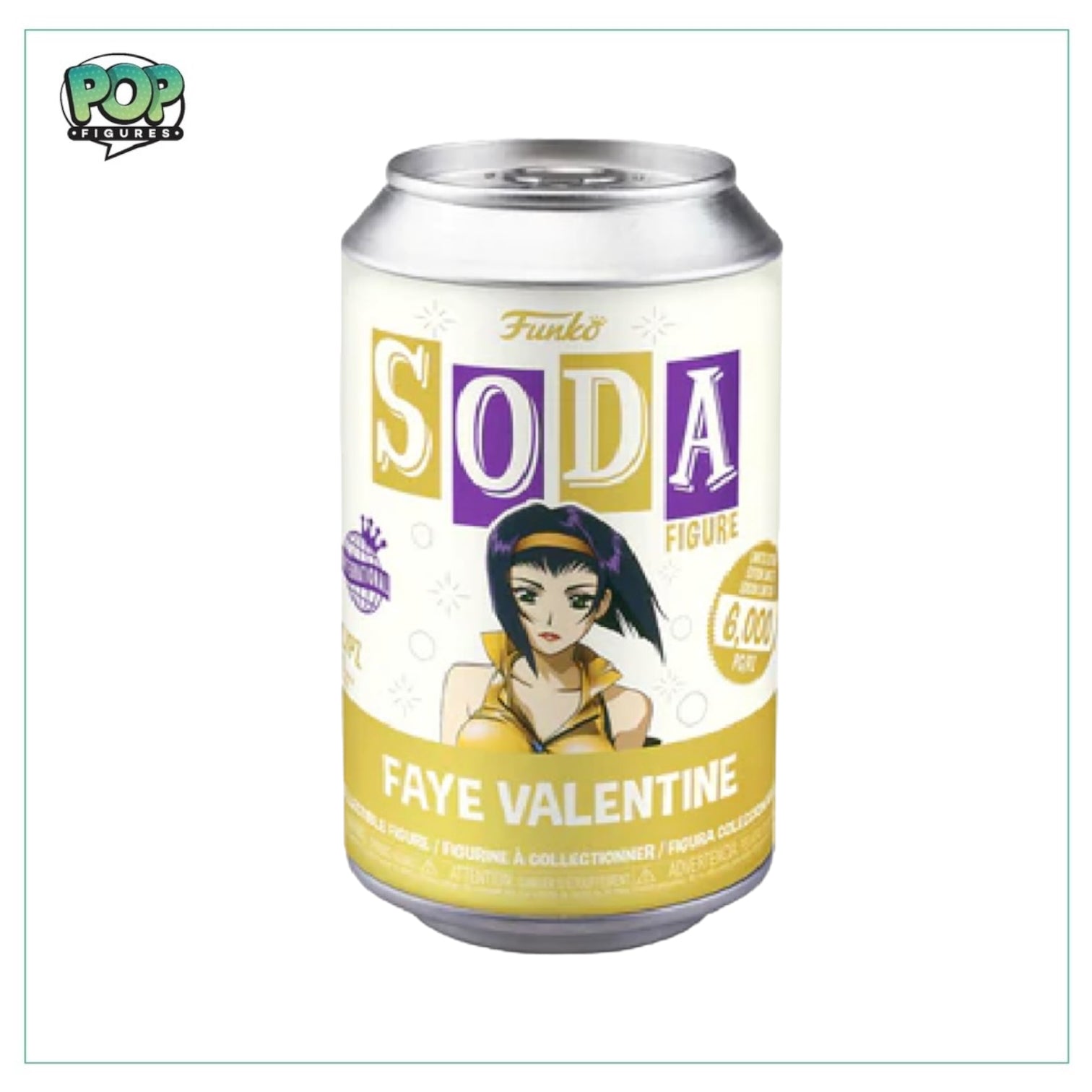 Faye Valentine Funko Soda Vinyl Figure! - Cowboy Bebop - International LE6000 Pcs - Chance Of Chase