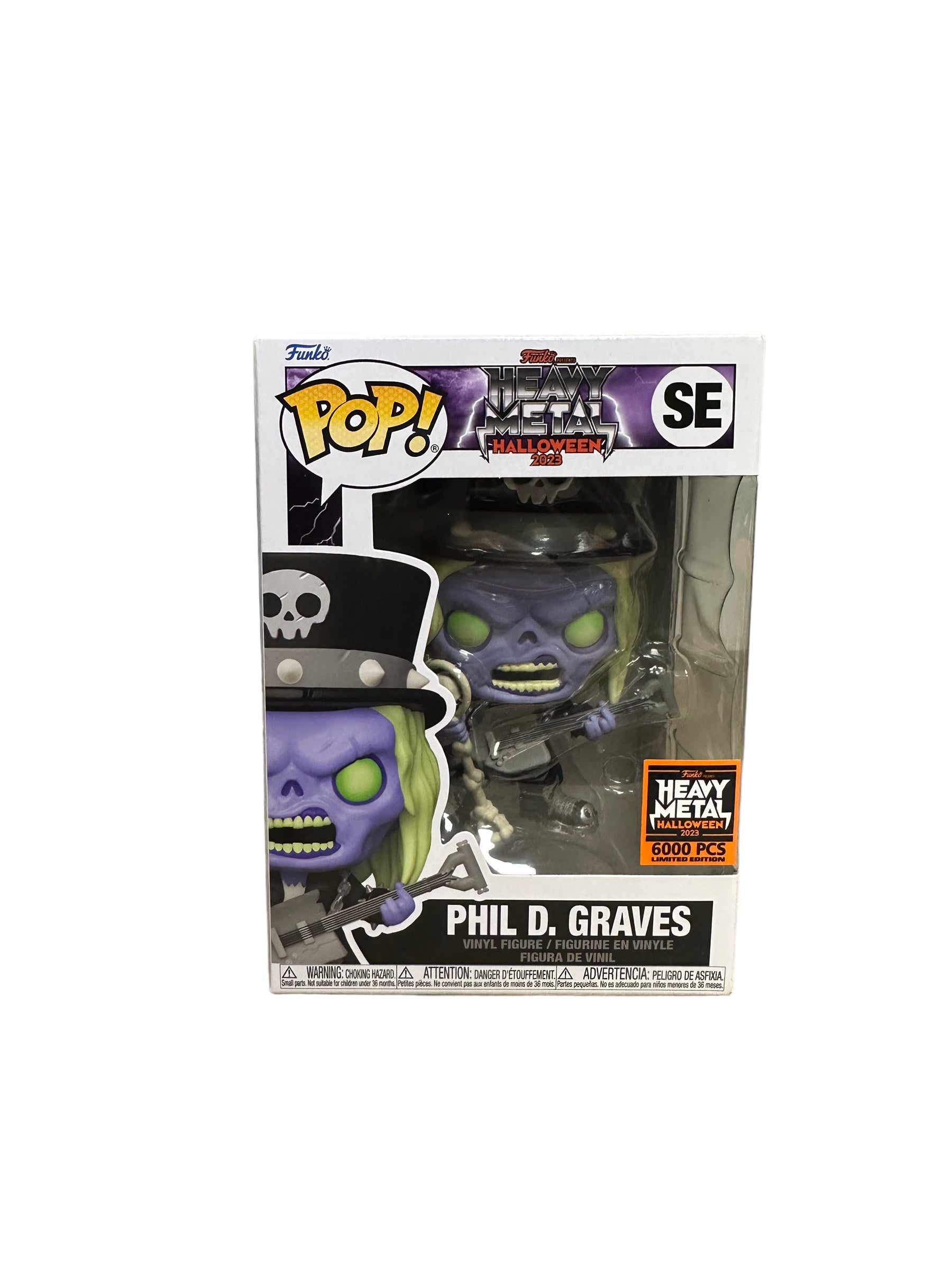 Phil D. Graves Funko Pop! - Heavy Metal Halloween 2023 Exclusive LE6000 Pcs - Condition 9/10