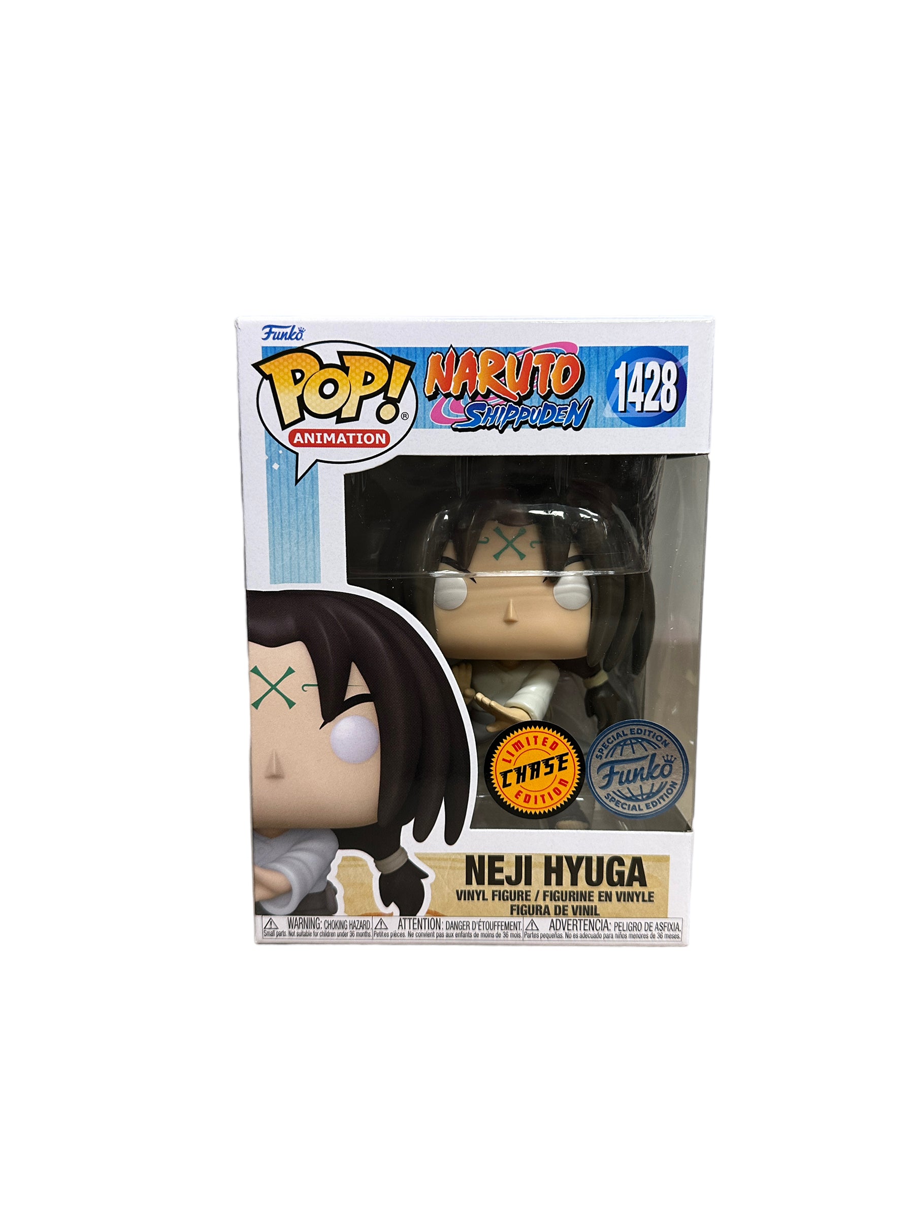 Neji Hyuga #1428 (Curse Mark Chase) Funko Pop! - Naruto Shippuden - Special Edition - Condition 9.5/10