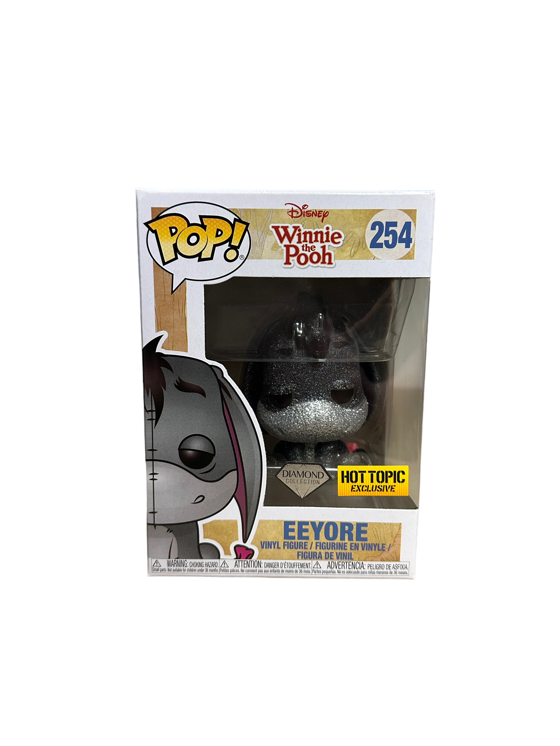 Eeyore #254 (Diamond Collection) Funko Pop! - Winnie the Pooh - Hot Topic Exclusive - Condition 9/10