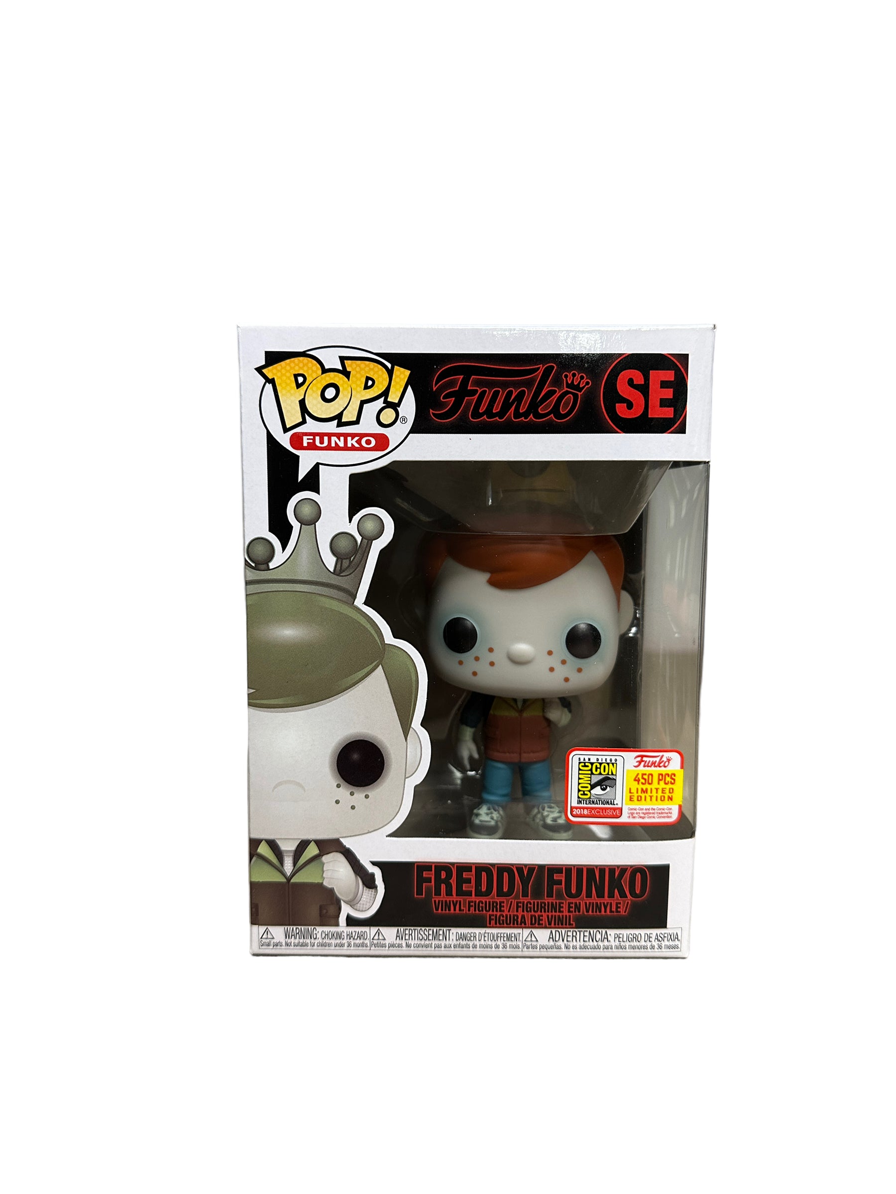 Freddy Funko as Upside Down Will Funko Pop! - SDCC 2018 Exclusive LE450 Pcs - Condition 8.75/10