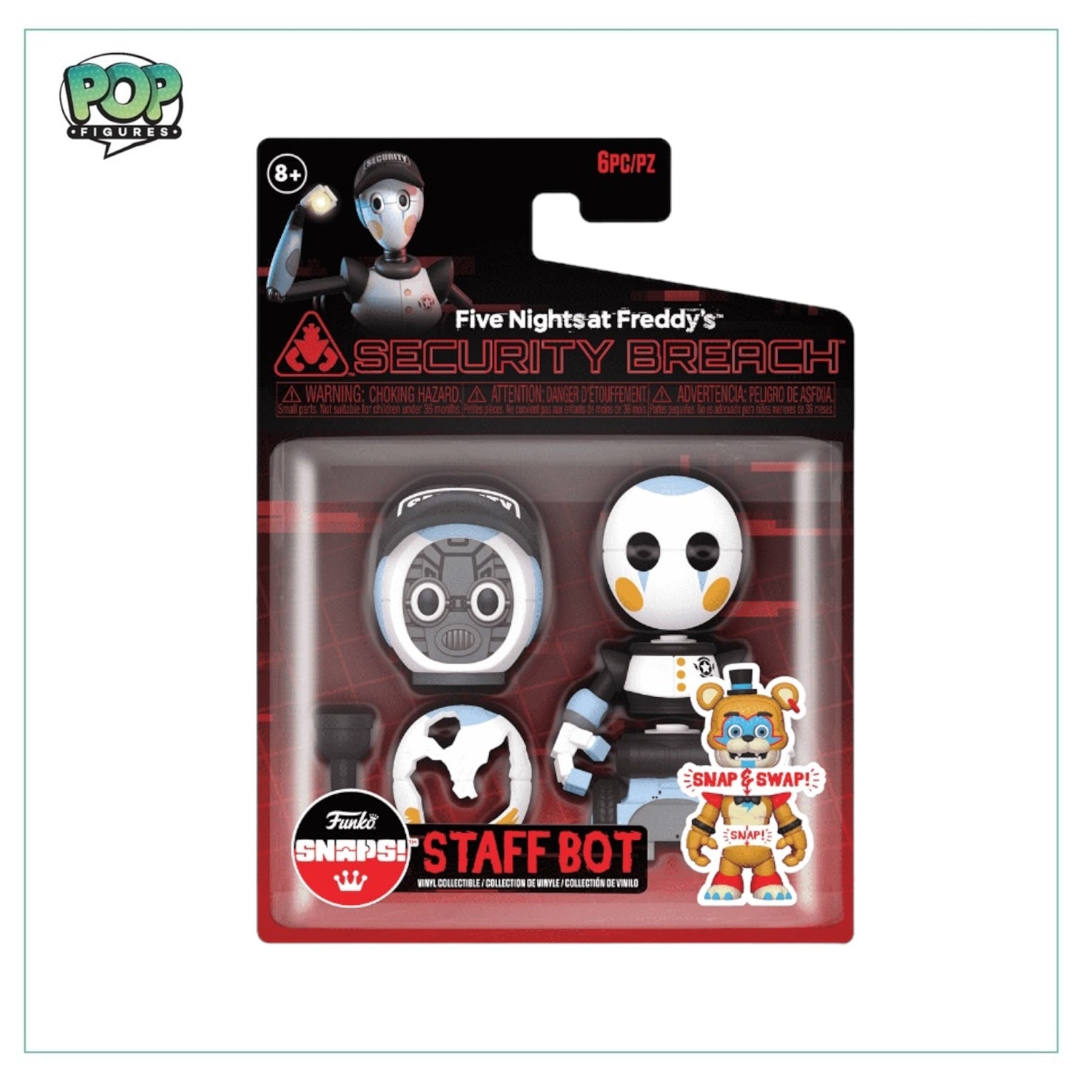 Staff Bot Funko Snaps - Five Nights at Freddy's