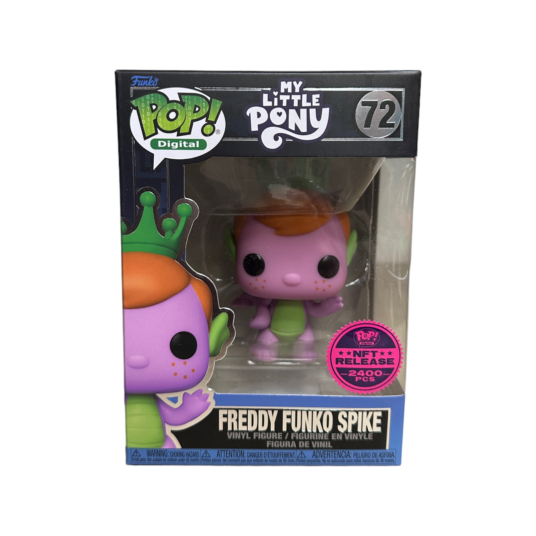Freddy Funko Spike #72 Funko Pop! - My Little Pony - NFT Release Exclusive LE2400 Pcs - Condtion 8.75/10