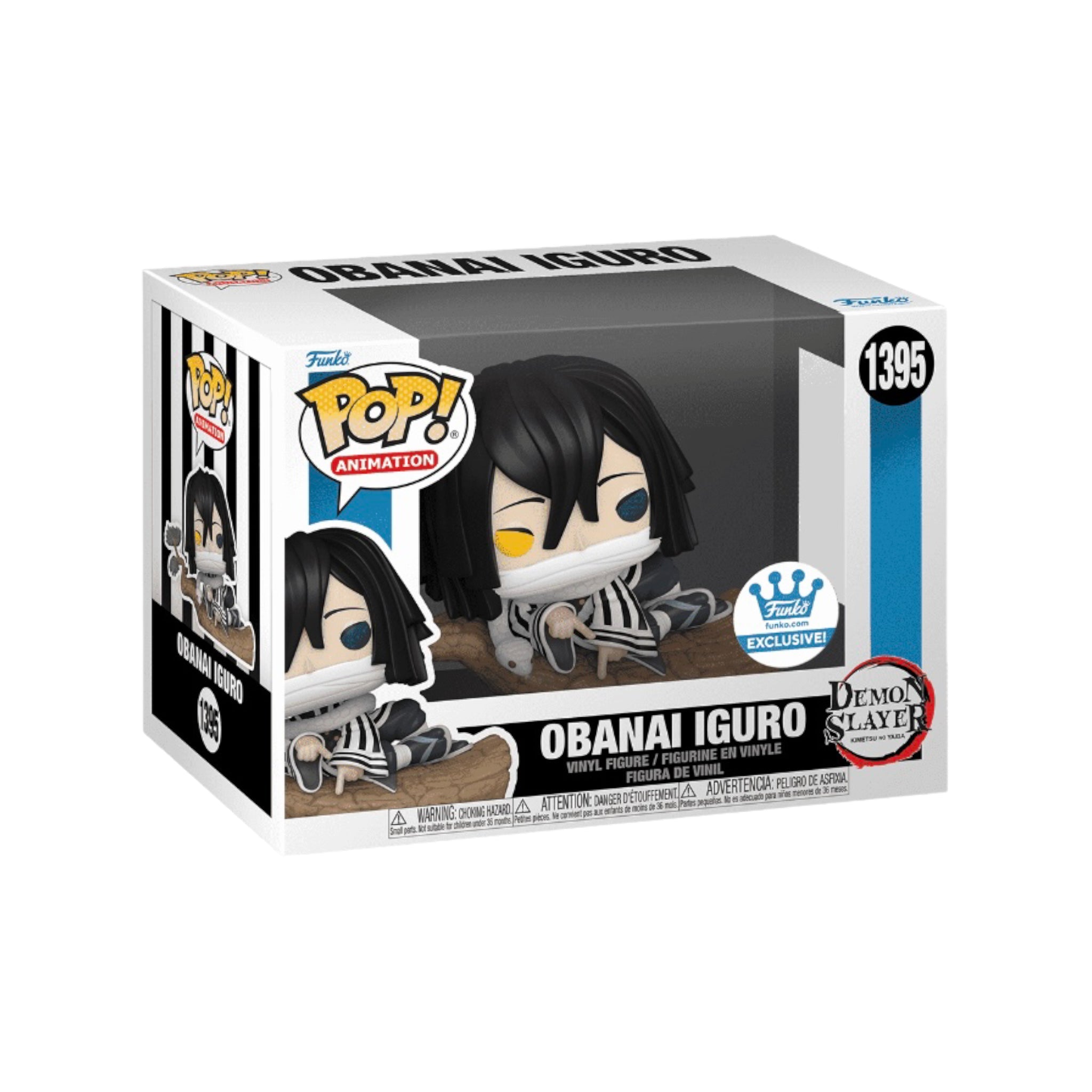 Obanai Iguro #1395 Funko Pop! - Demon Slayer - Funko Shop Exclusive