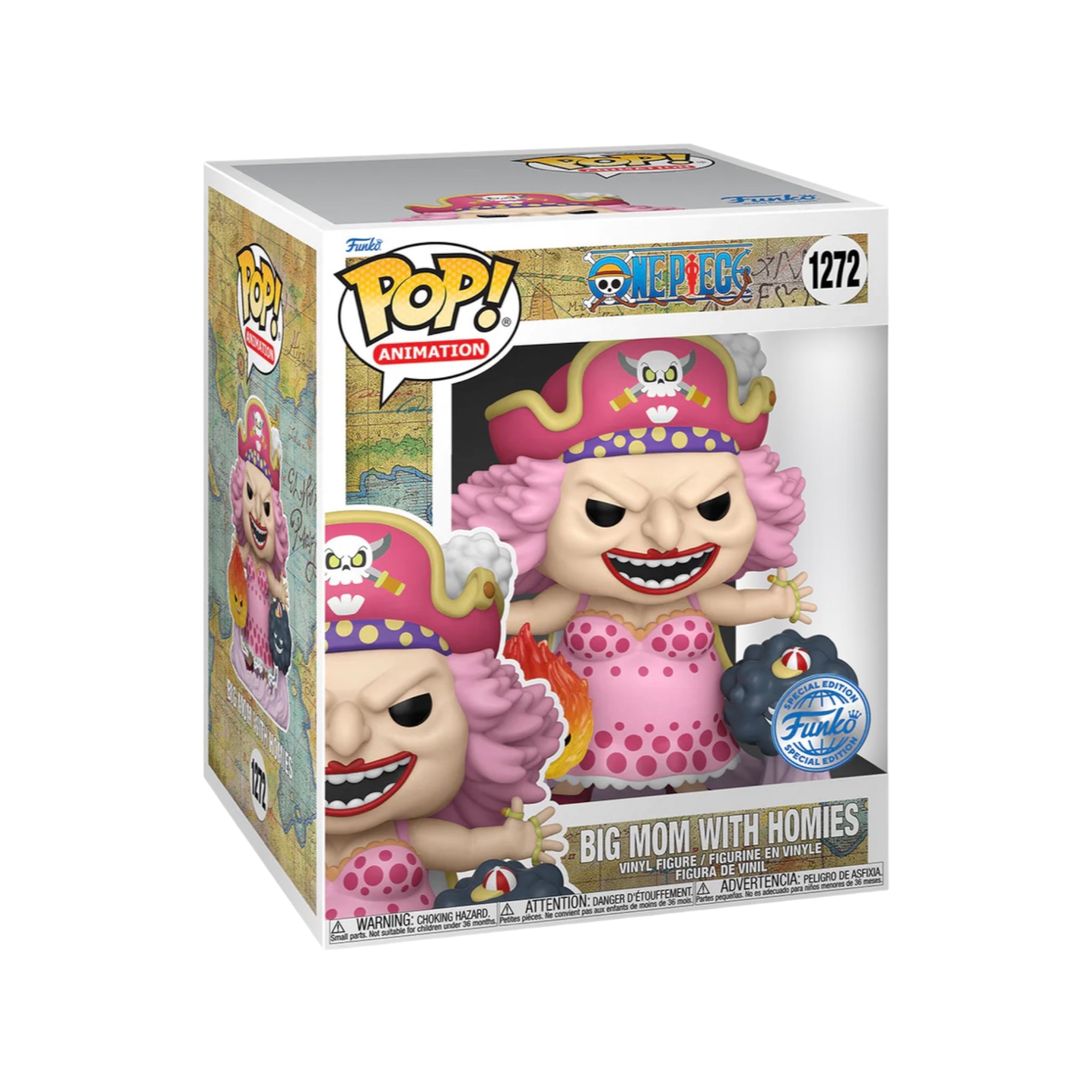 Big Mom with Homies #1272 6" Funko Pop! - One Piece - Special Edition - Condition 7.5/10