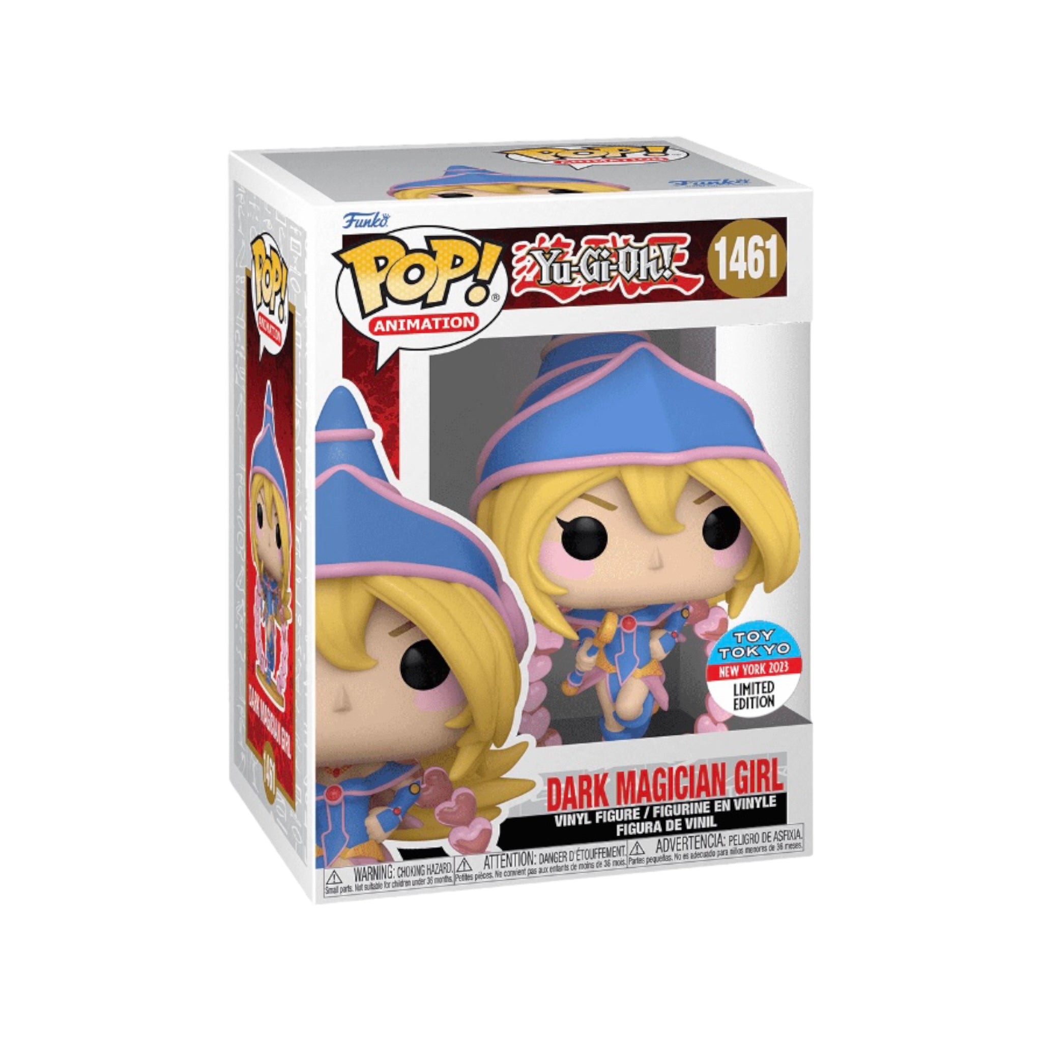 Dark Magician Girl #1461 (w/ Hearts) Funko Pop! - Yu-Gi-Oh! - NYCC 2023 Toy Tokyo Exclusive