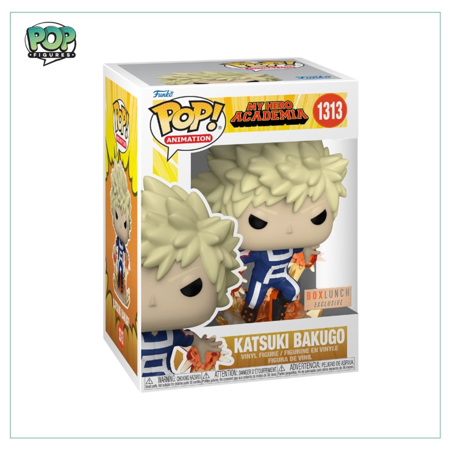 Katsuki Bakugo #1313 Funko Pop! - My Hero Academia - Boxlunch Exclusive