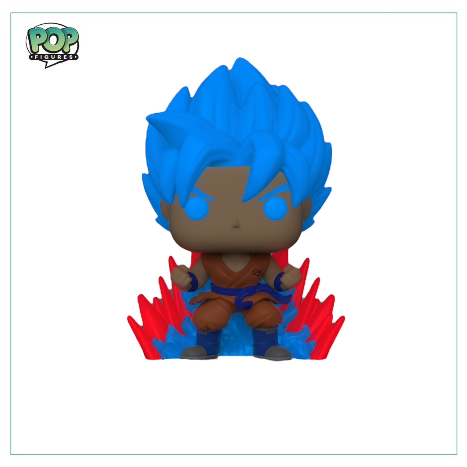 SSGSS Goku (Kaio-Ken Times Twenty ) #1256 Funko Pop! - Dragonball Z - Glow in the dark - Boxlunch Exclusive