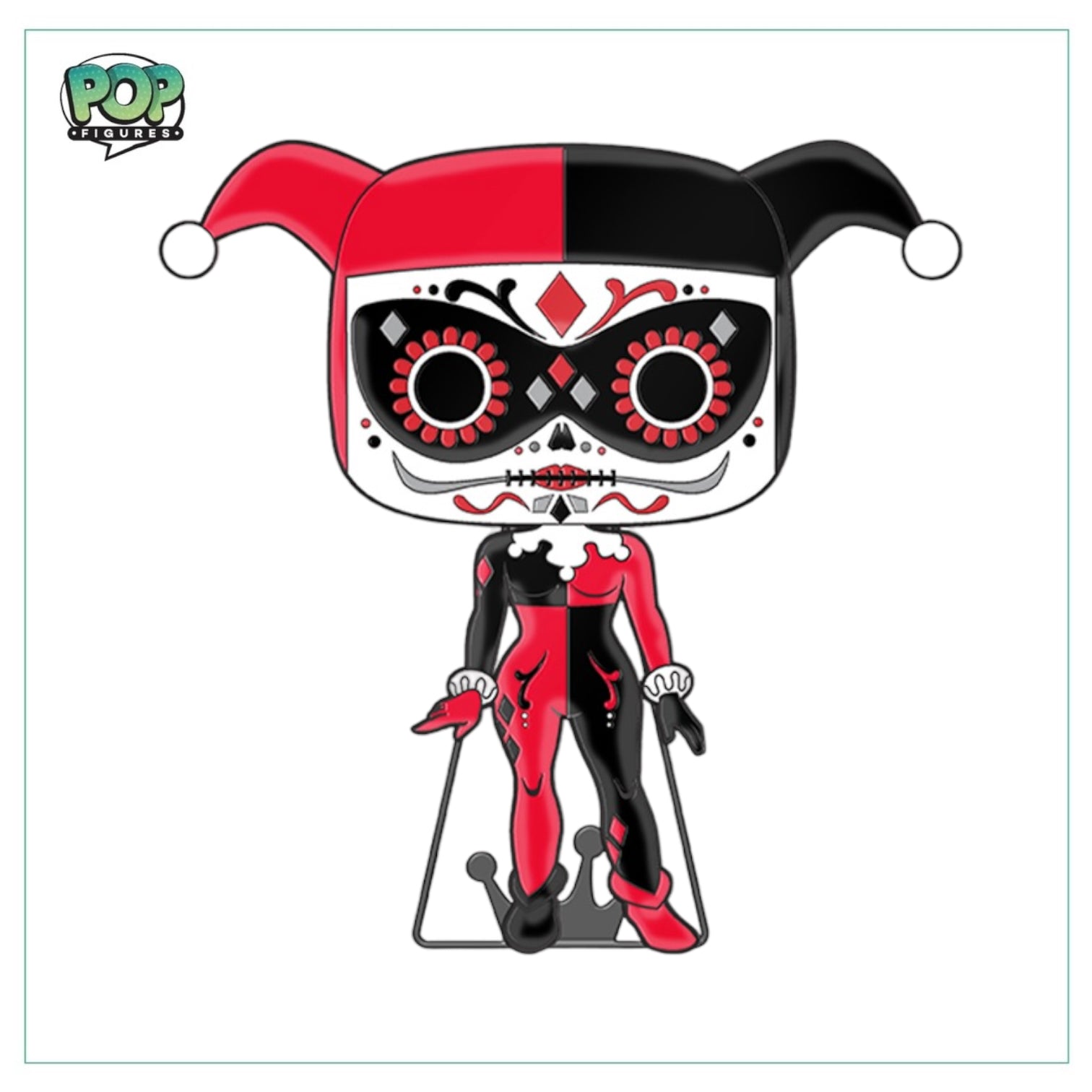 Harley Quinn #24 Enamel Pop! Pin - DC Super Heroes - Glow in the Dark