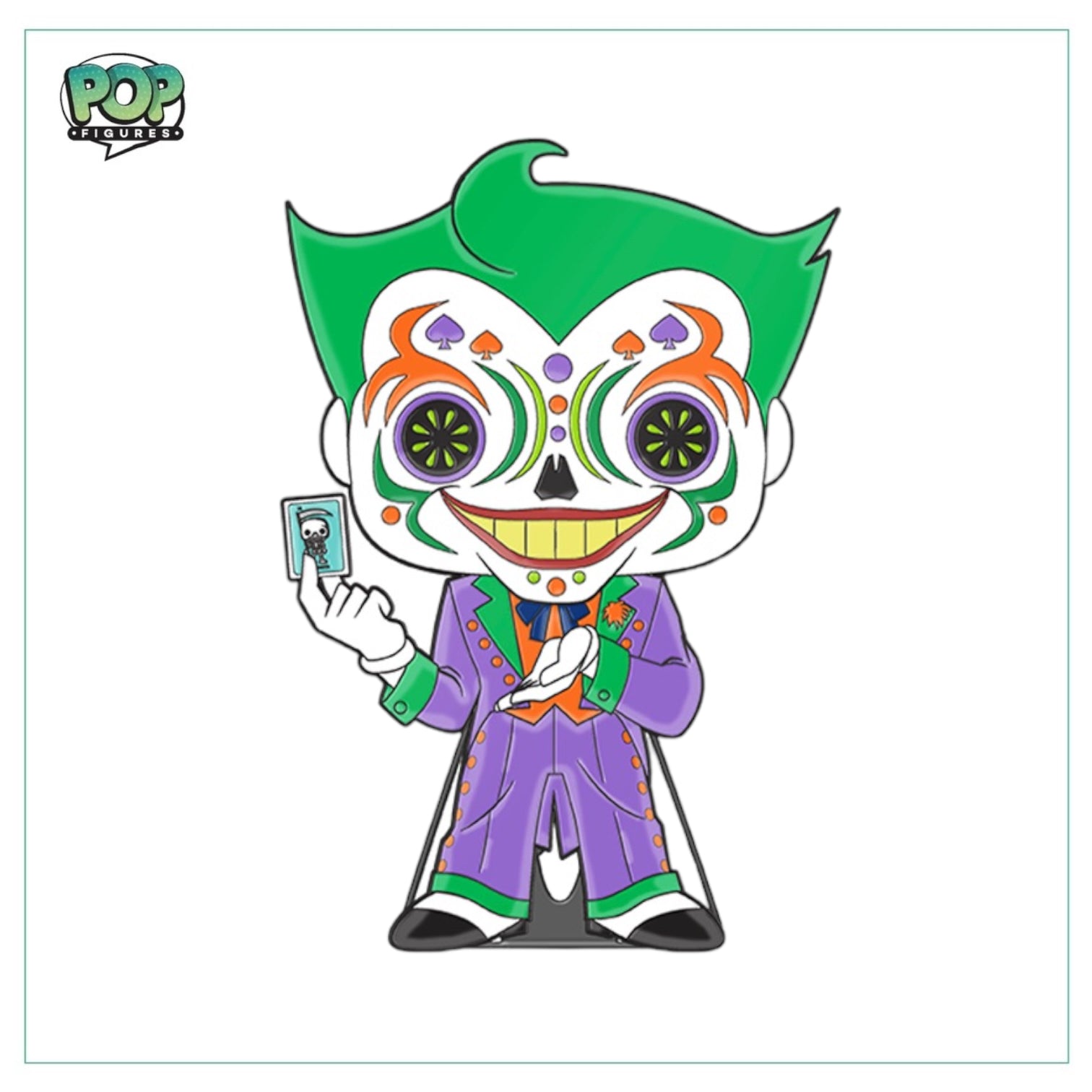 The Joker #25 Enamel Pop! Pin - DC Super Heroes - Glows in the Dark