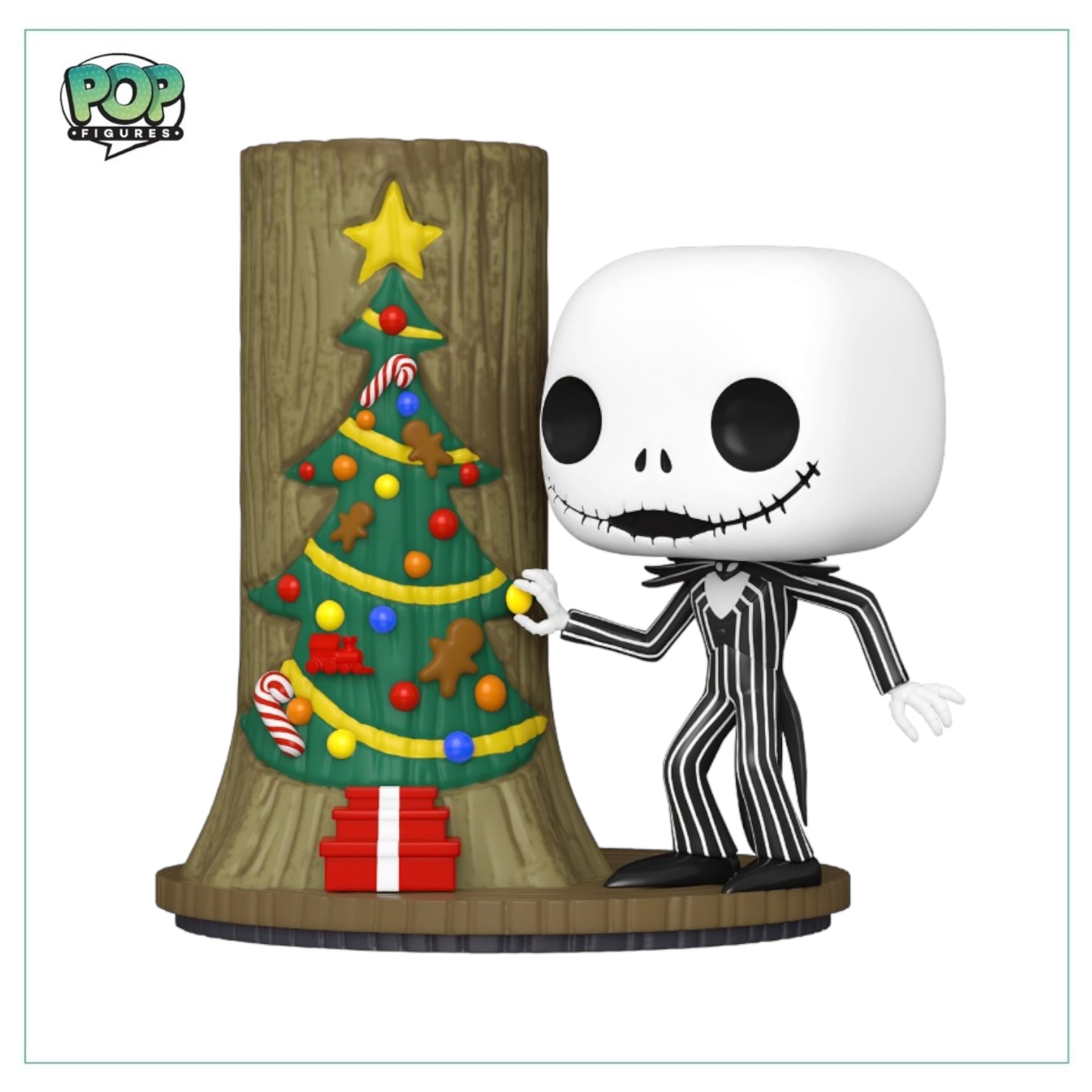 Jack Skellington with Christmas Door #1360 Deluxe Funko Pop! - The Nightmare before Christmas
