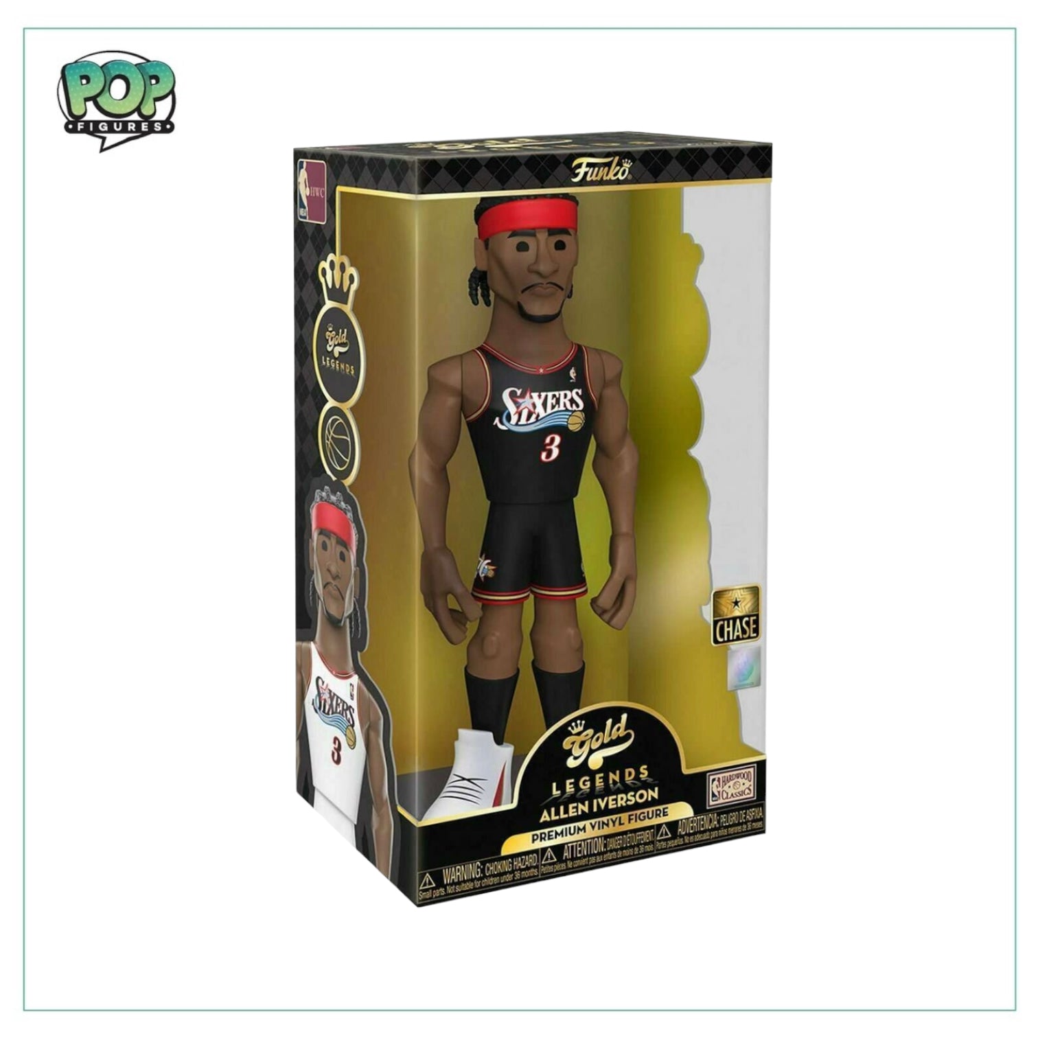 Allen Iverson 12" Funko Gold Vinyl! - NBA - Chase Edition