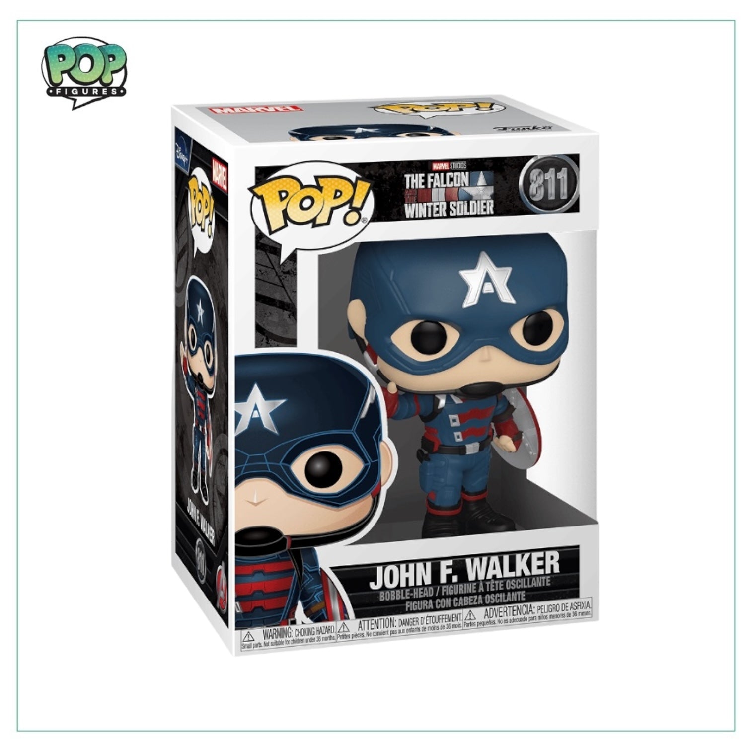 John F. Walker #811 Funko Pop! The Falcon Winter Soldier