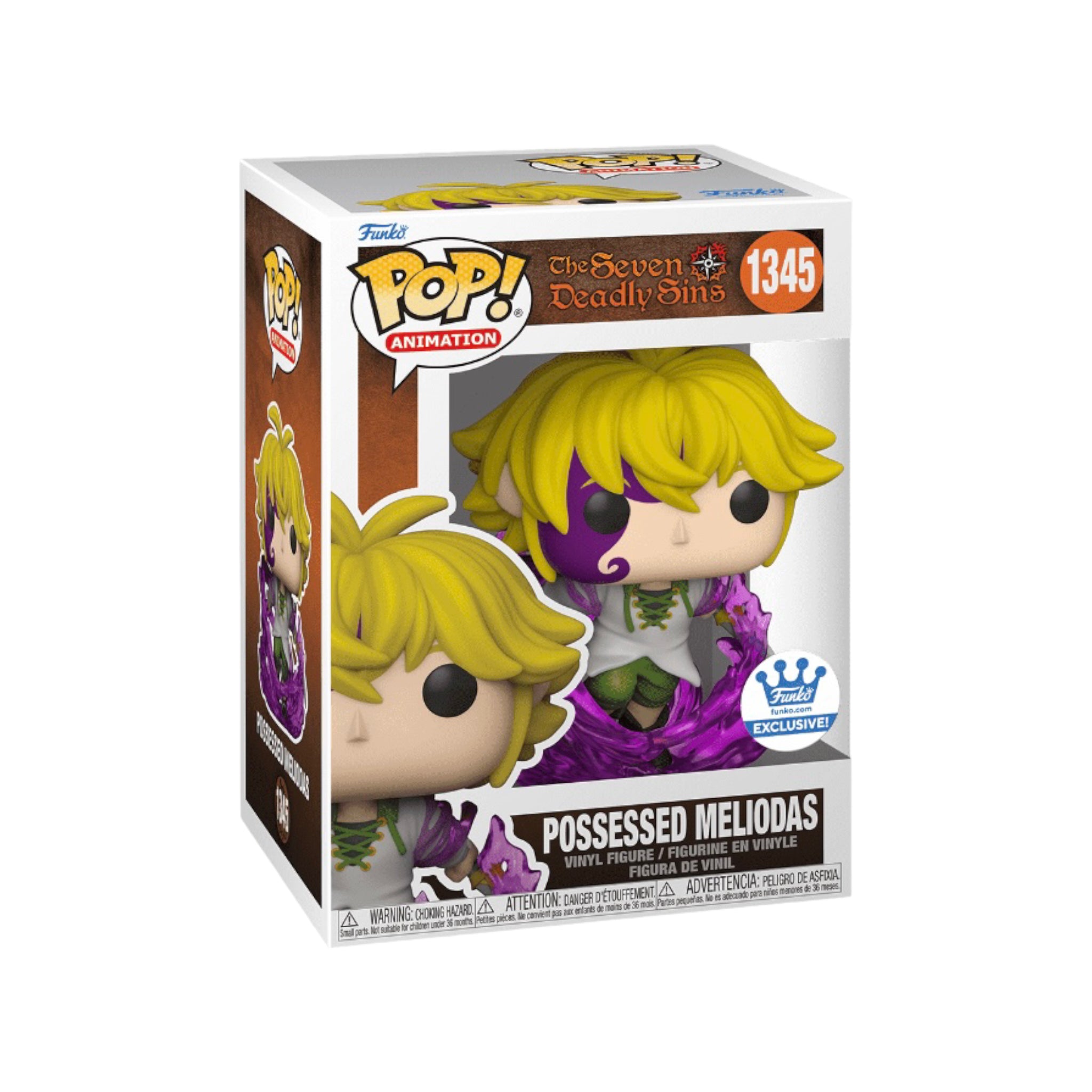 Possessed Meliodas #1345 Funko Pop! - The Seven Deadly Sins - Funko Shop Exclusive