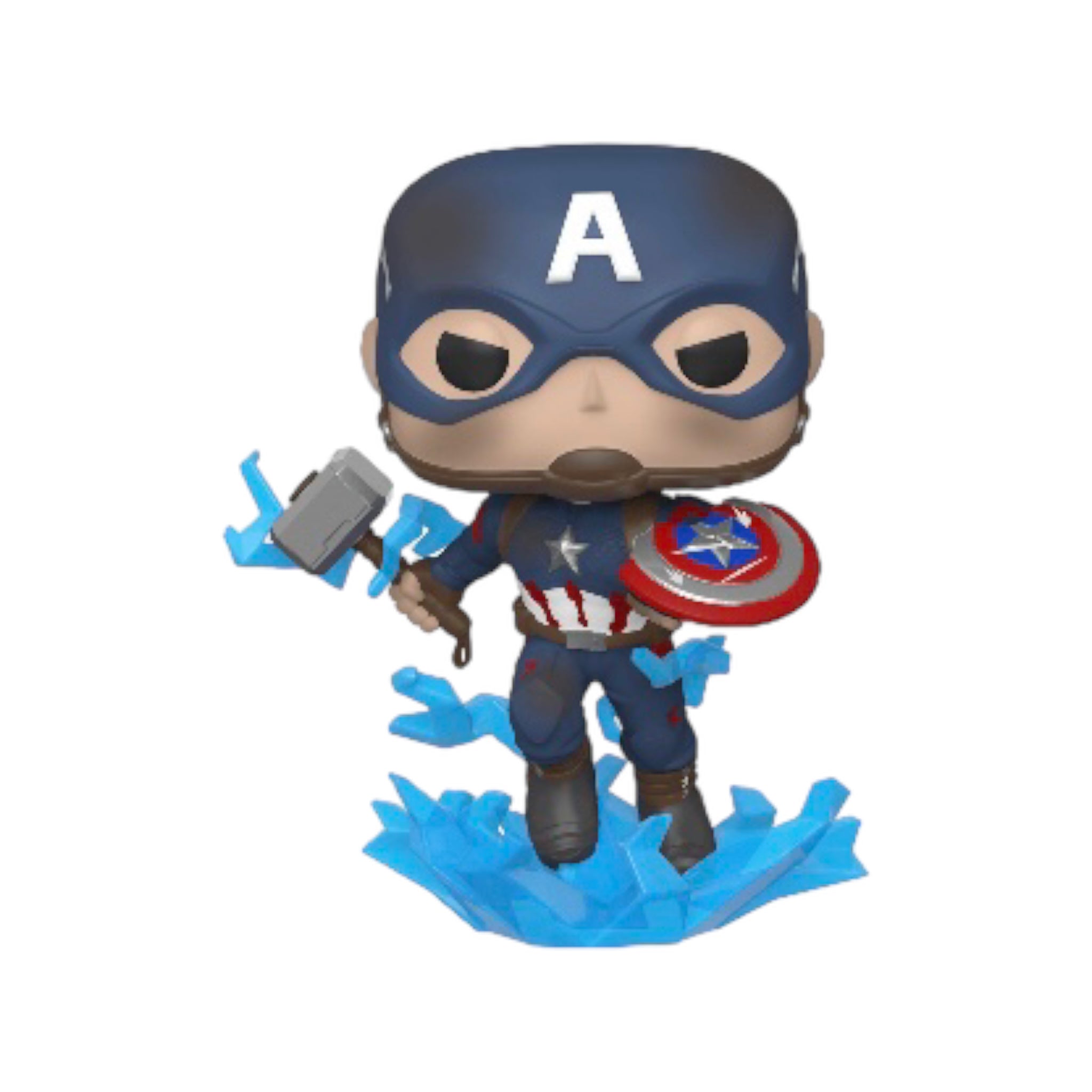 Captain America #573 (w/ Mjolnir & Broken Shield) Funko Pop! - Avengers Endgame