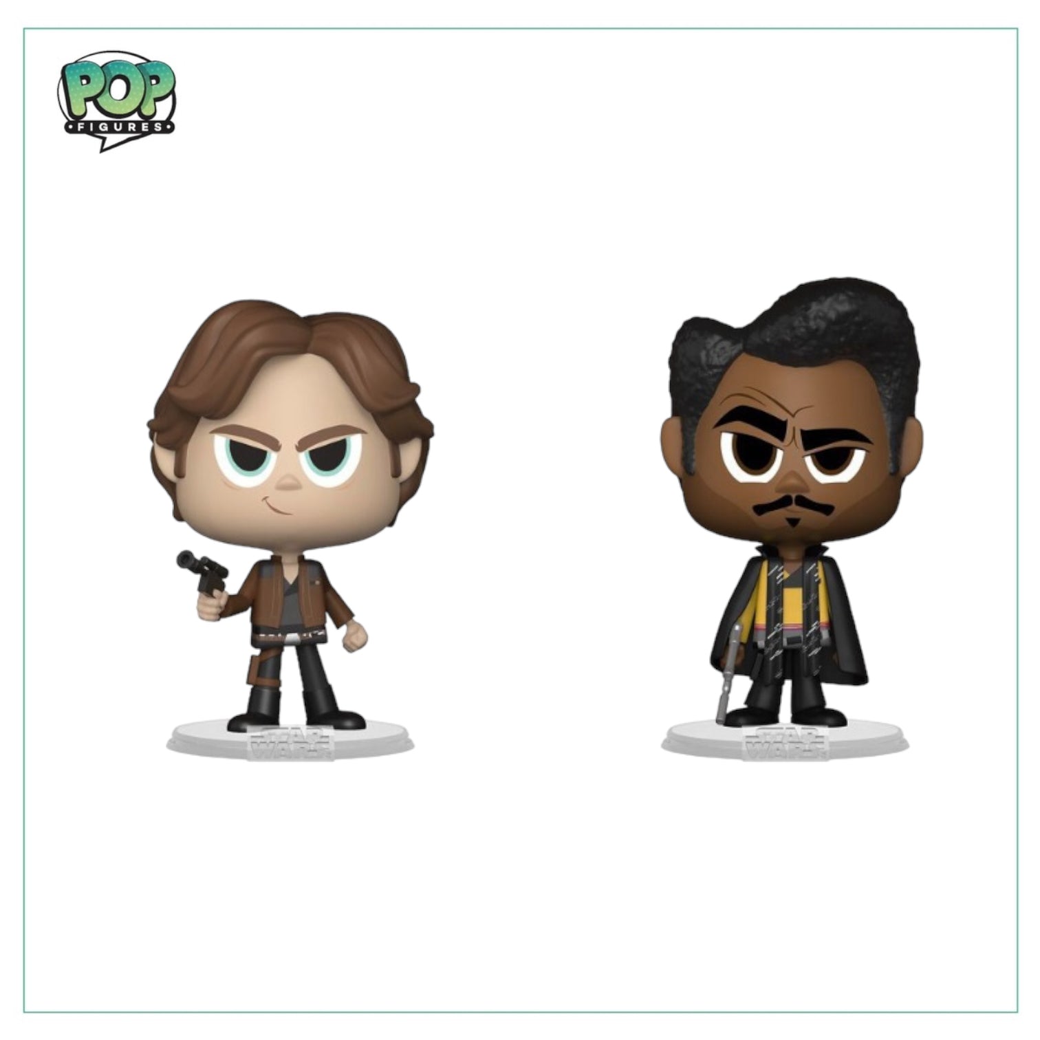 Han Solo and Lando Calrissian Funko Vynl. -  Star Wars