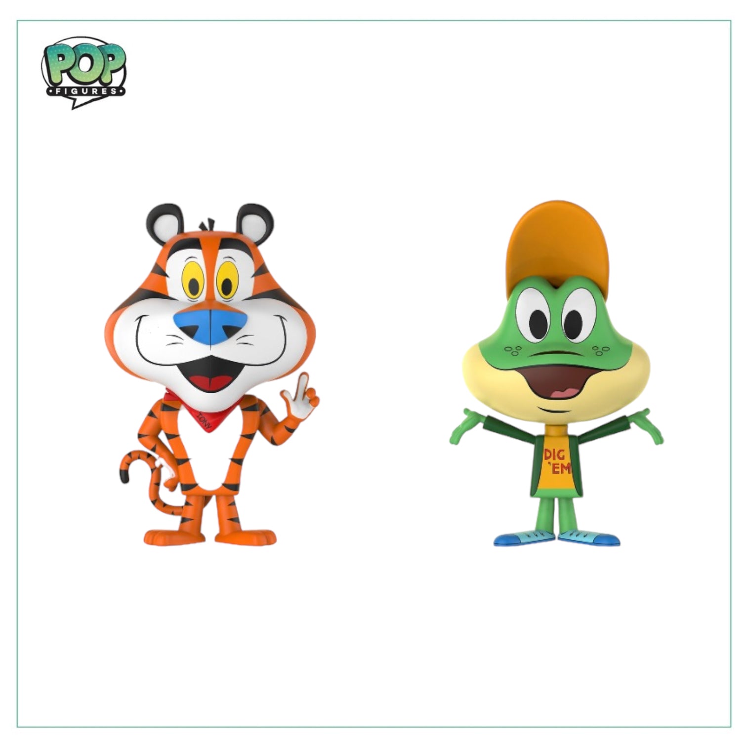 Tony the Tiger & Dig Em’ Frog 2 Pack Funko Vynl! - Frosted Flakes - Special Edition