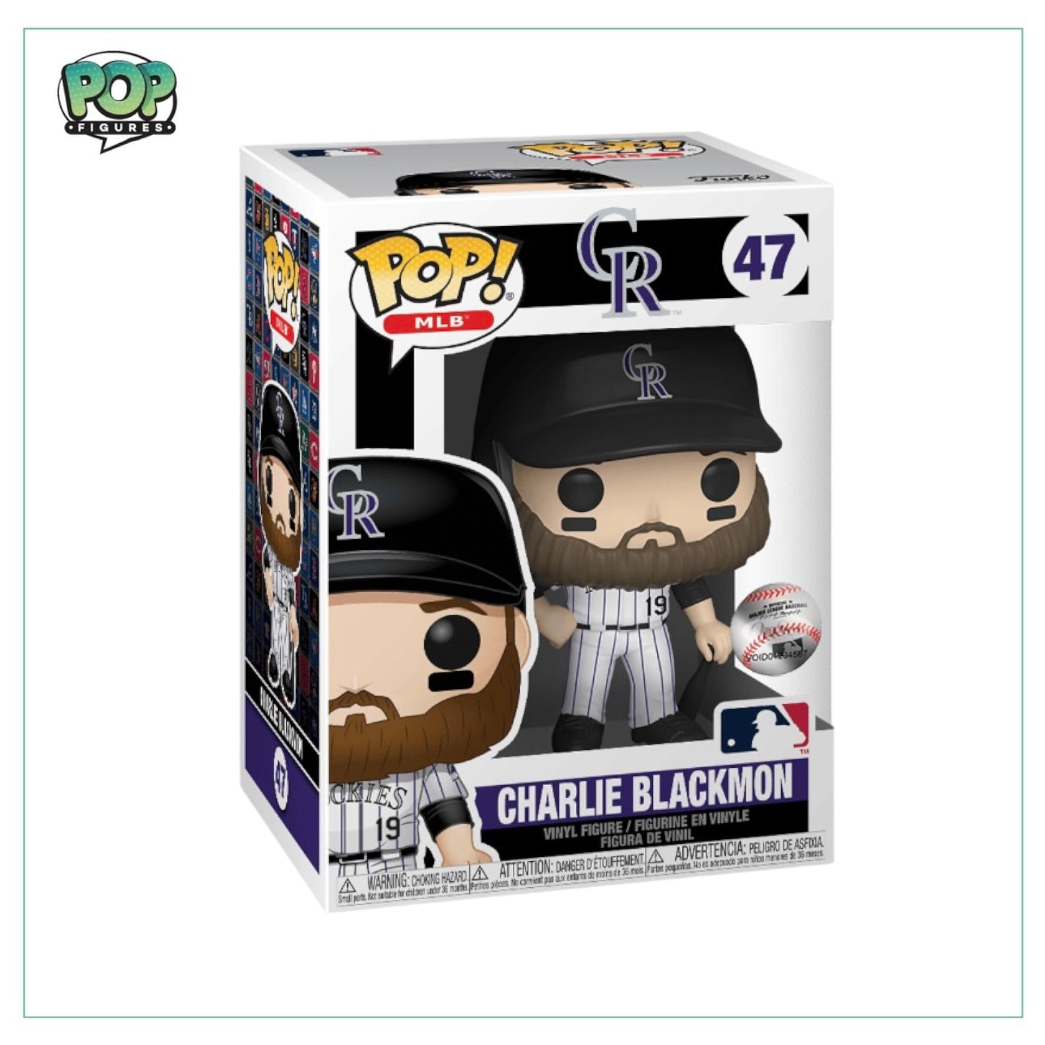 Charlie Blackmon #47 Funko Pop! - Colorado Rockies - Official Major League Baseball
