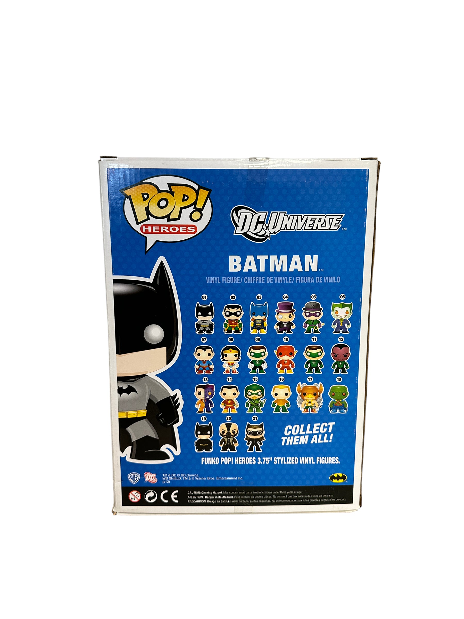 Batman (Blue Chase) 9" Funko Pop! - DC Universe - 2012 Pop! - Condition 8/10