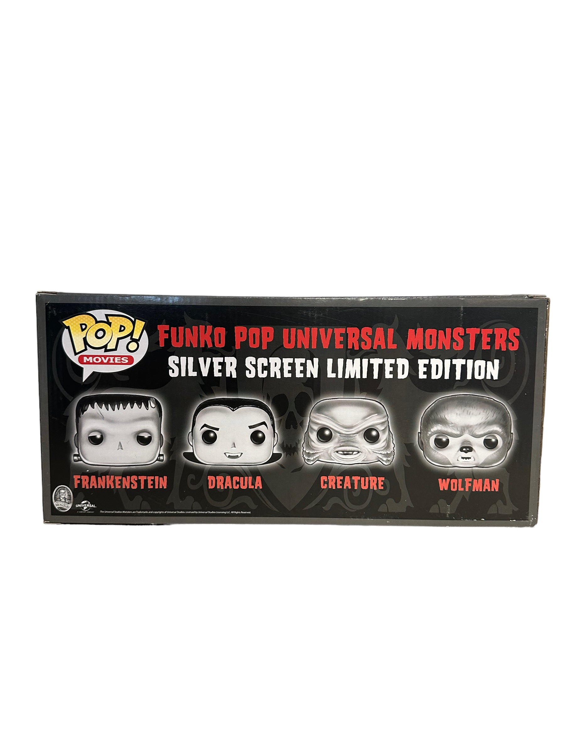 Universal Monsters 4 Pack (Metallic) Funko Pop! - Gemini Collectibles Exclusive LE300 Pcs - Condition 7.5/10