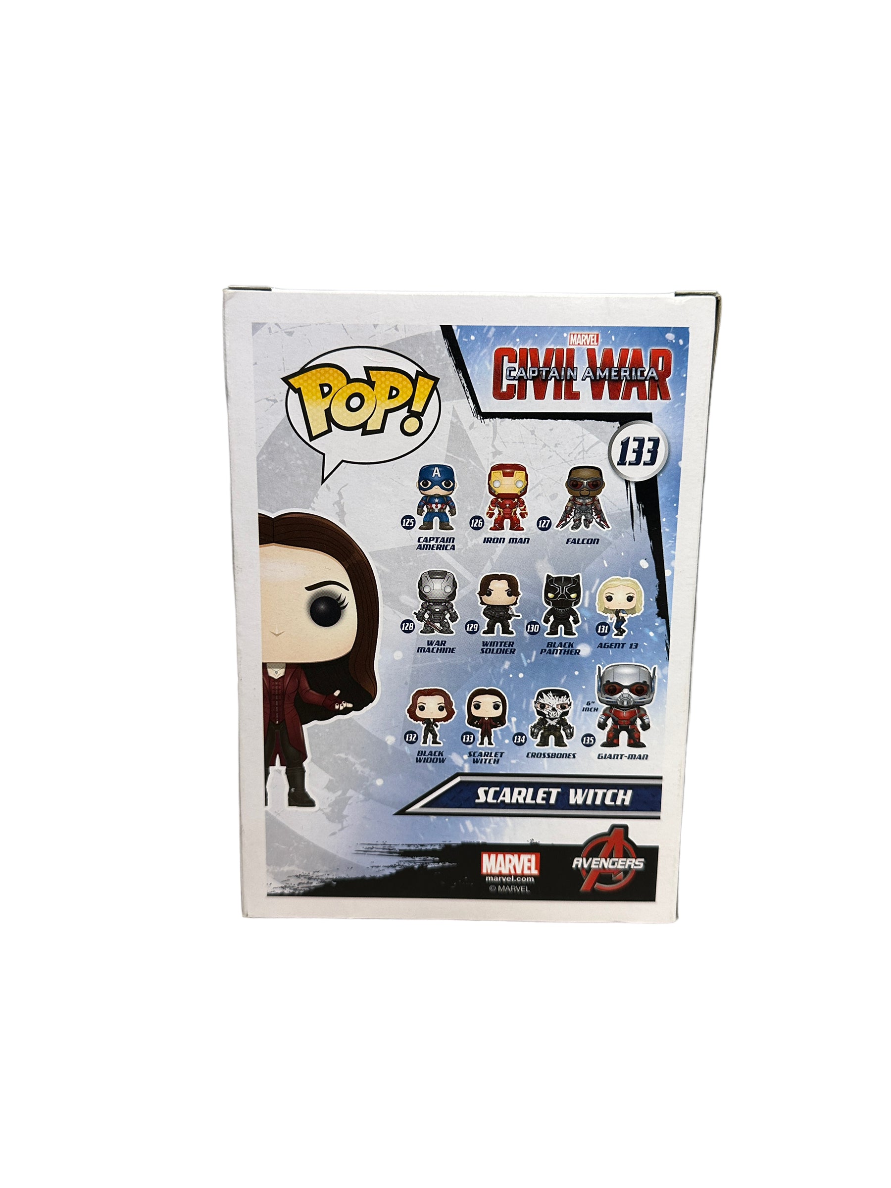 Scarlet Witch #133 Funko Pop! - Captain America Civil War - Pop Life Exclusive - Condition 8.75/10